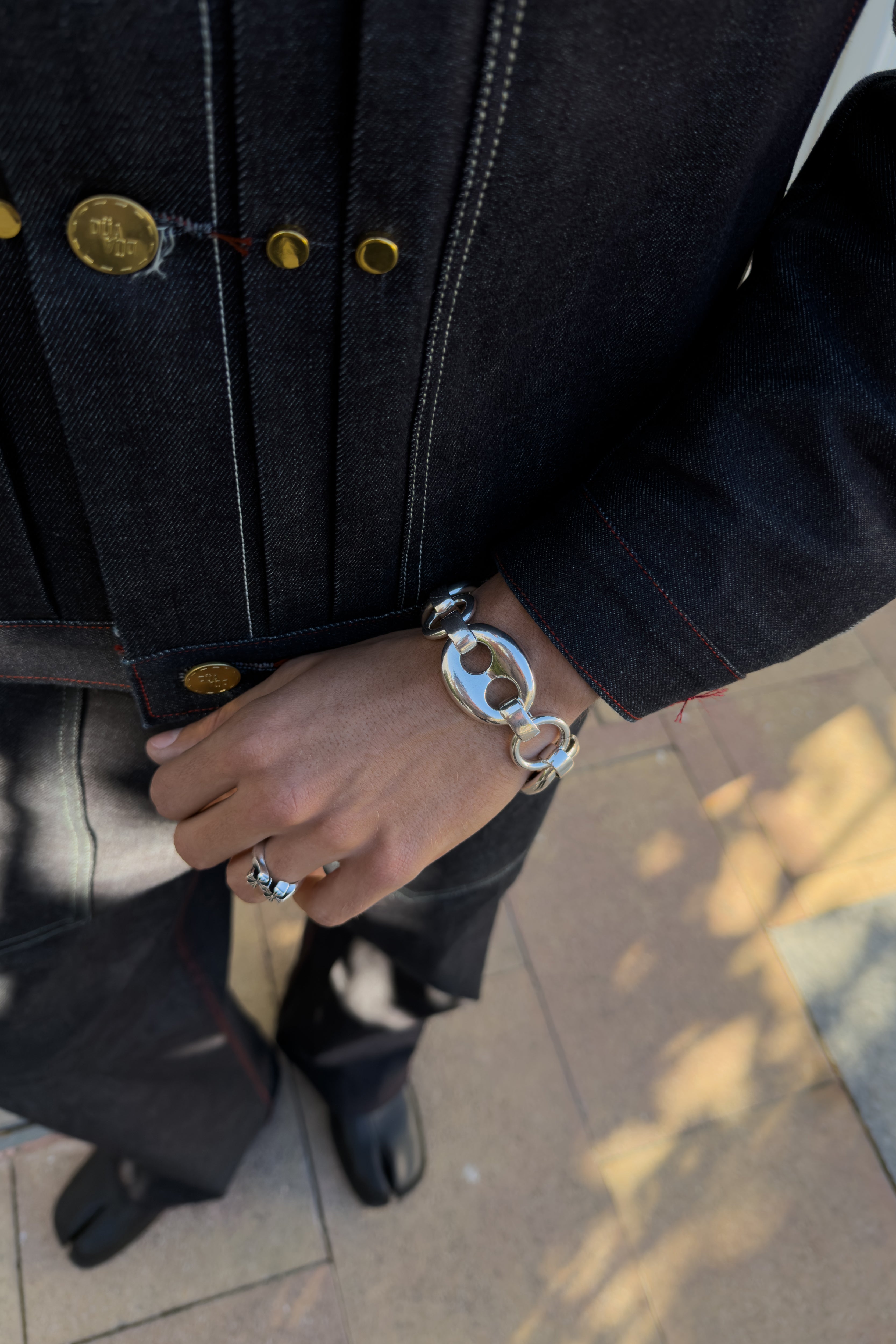 Cráneo Bracelet — Silver, handcrafted in Spain