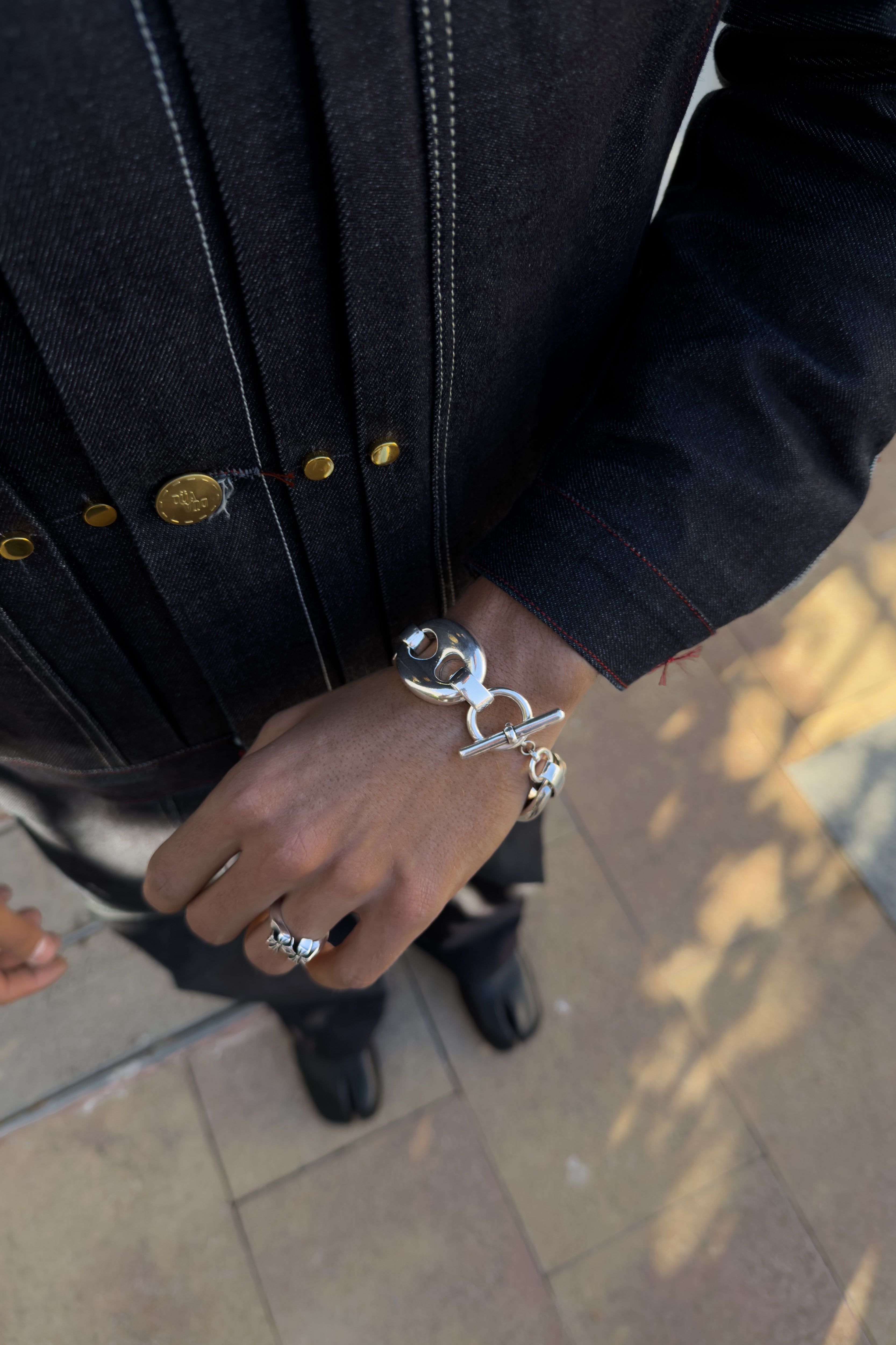 Cráneo Bracelet — Silver, handcrafted in Spain