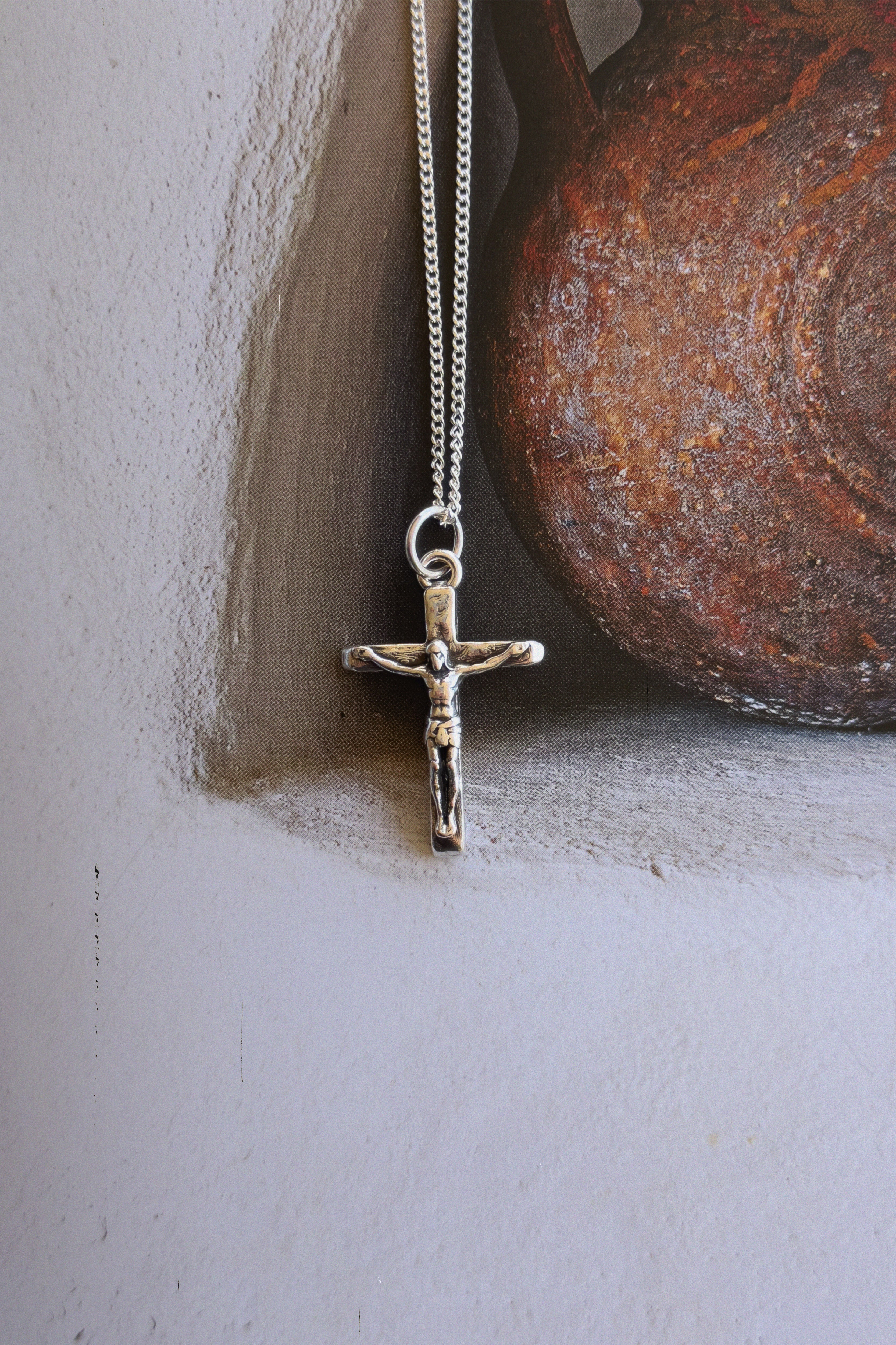 Cristo Necklace — Silver, handcrafted in Spain