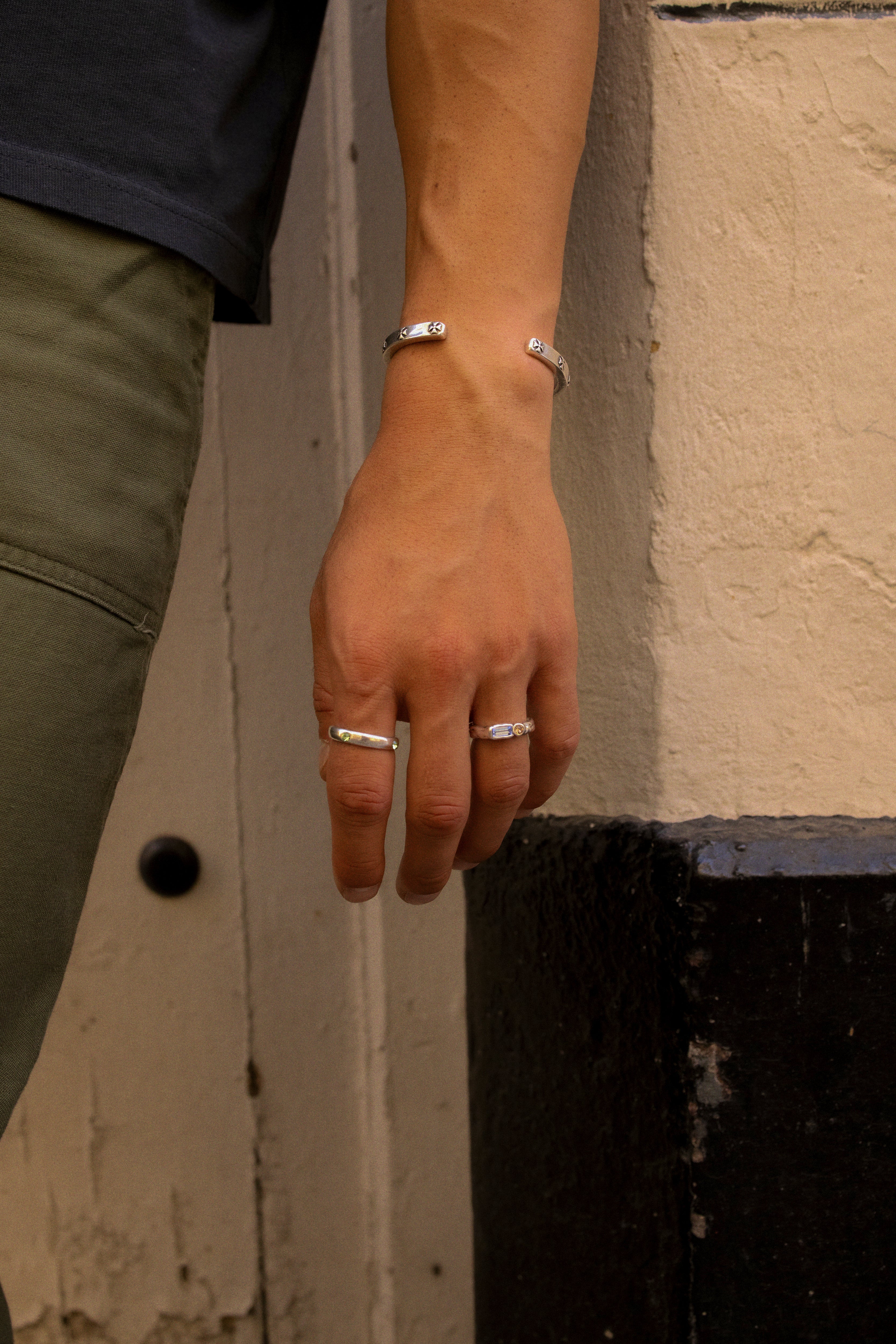 CAS DEIÀ ISLA RING SKY BLUE, handcrafted silver ring