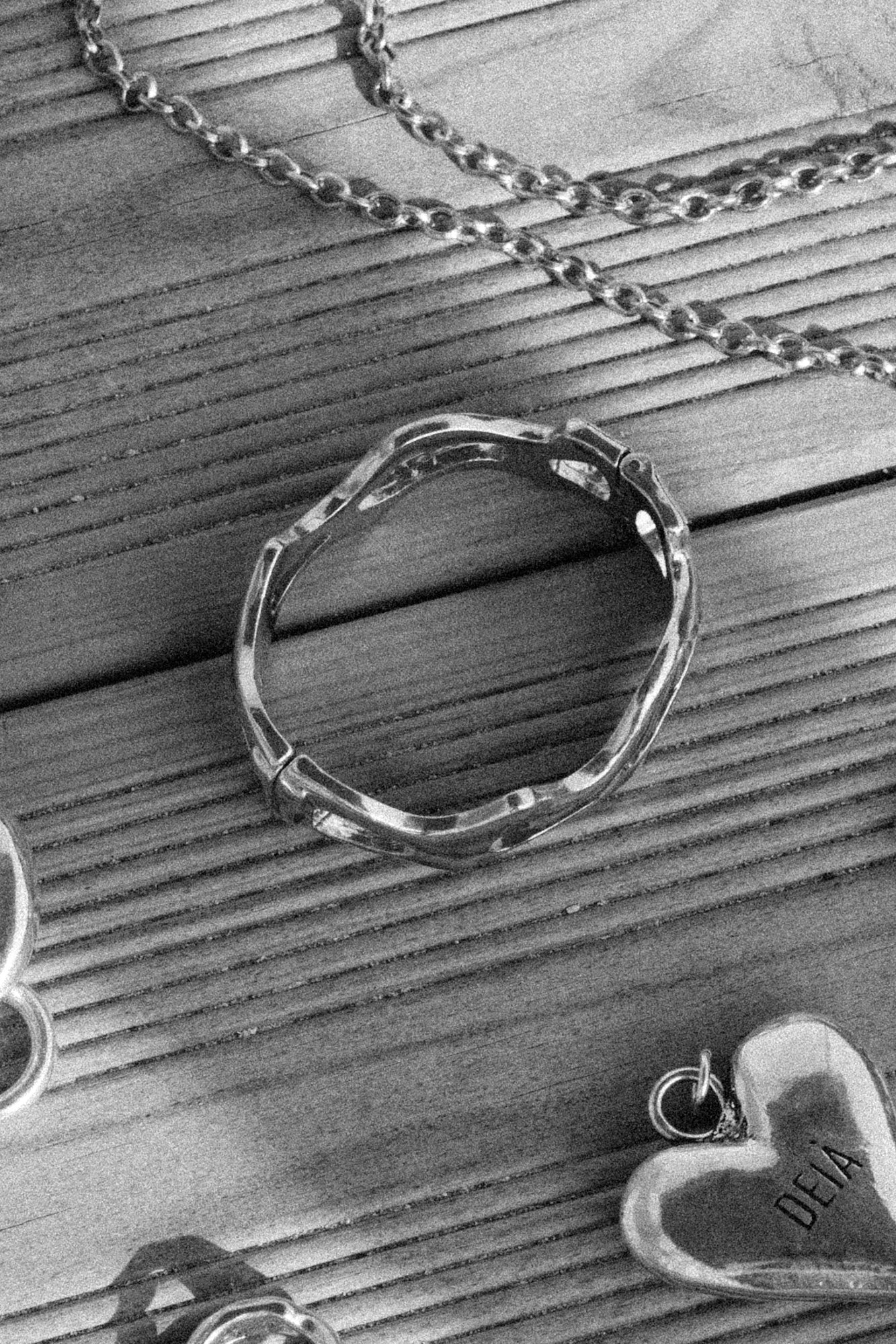 Lava Bracelet — Silver, handcrafted in Spain