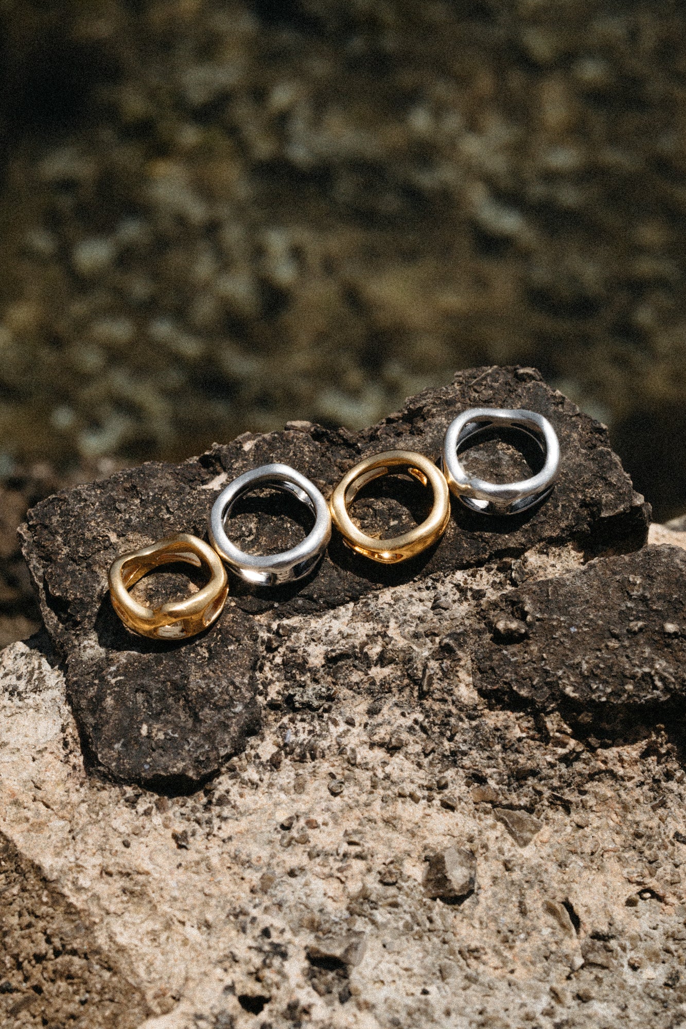 Lava Ring — Gold, handcrafted in Spain