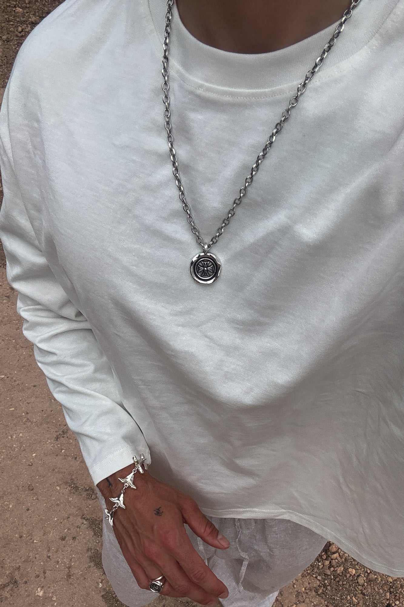 Legado Necklace — Silver, handcrafted in Spain