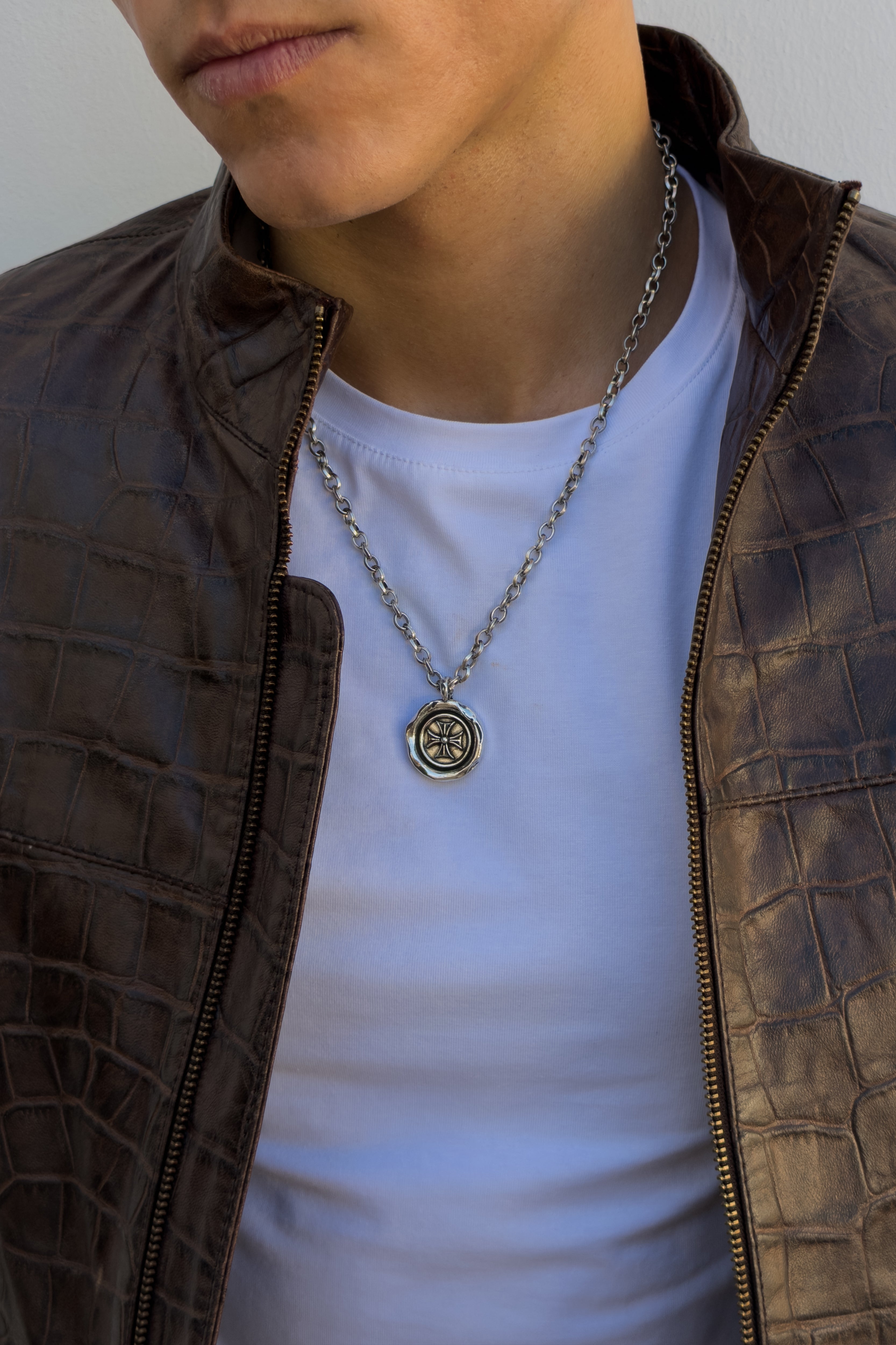 Legado Necklace — Silver, handcrafted in Spain