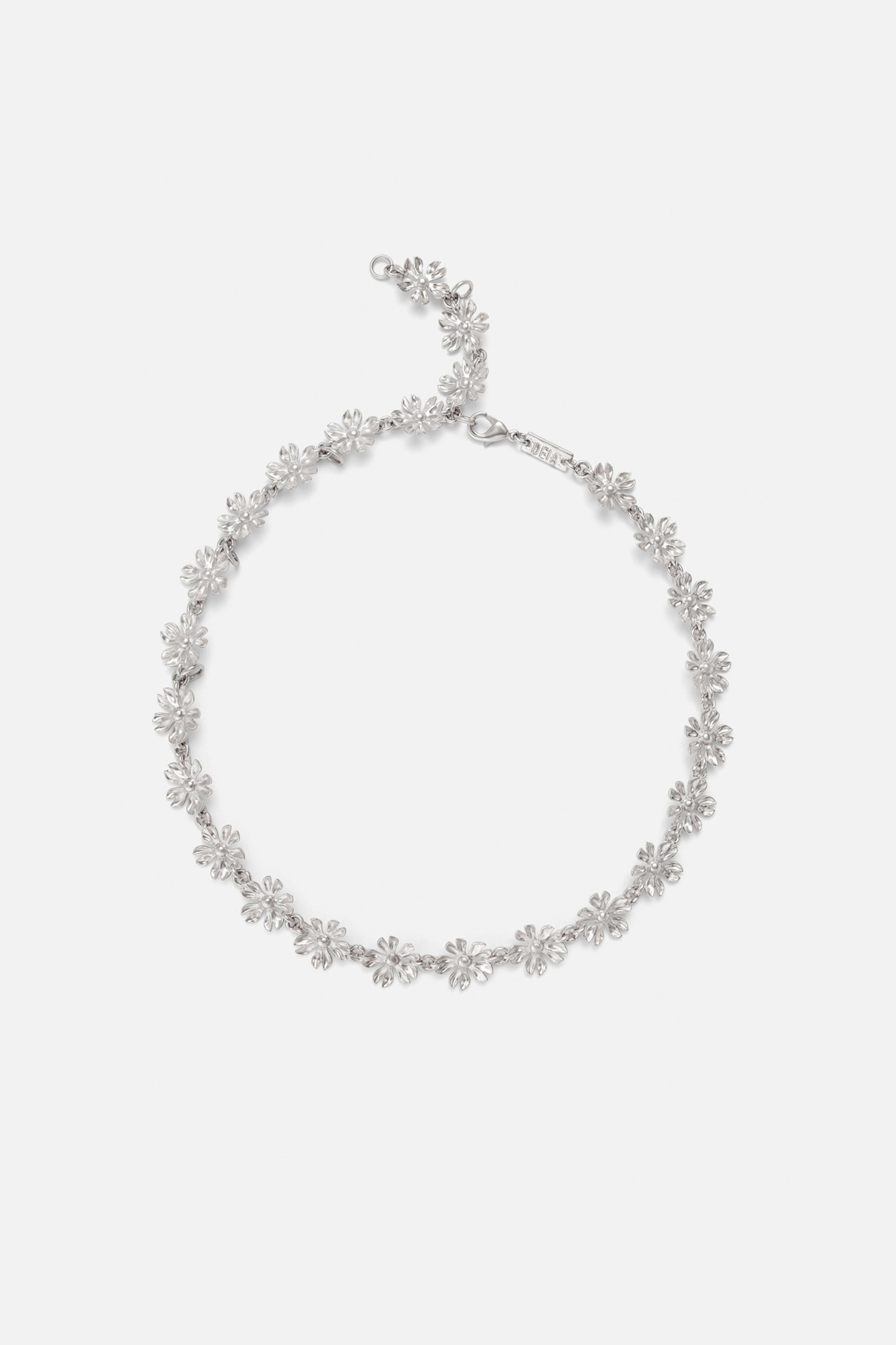 Les Fleurs Necklace — Silver, handcrafted in Spain