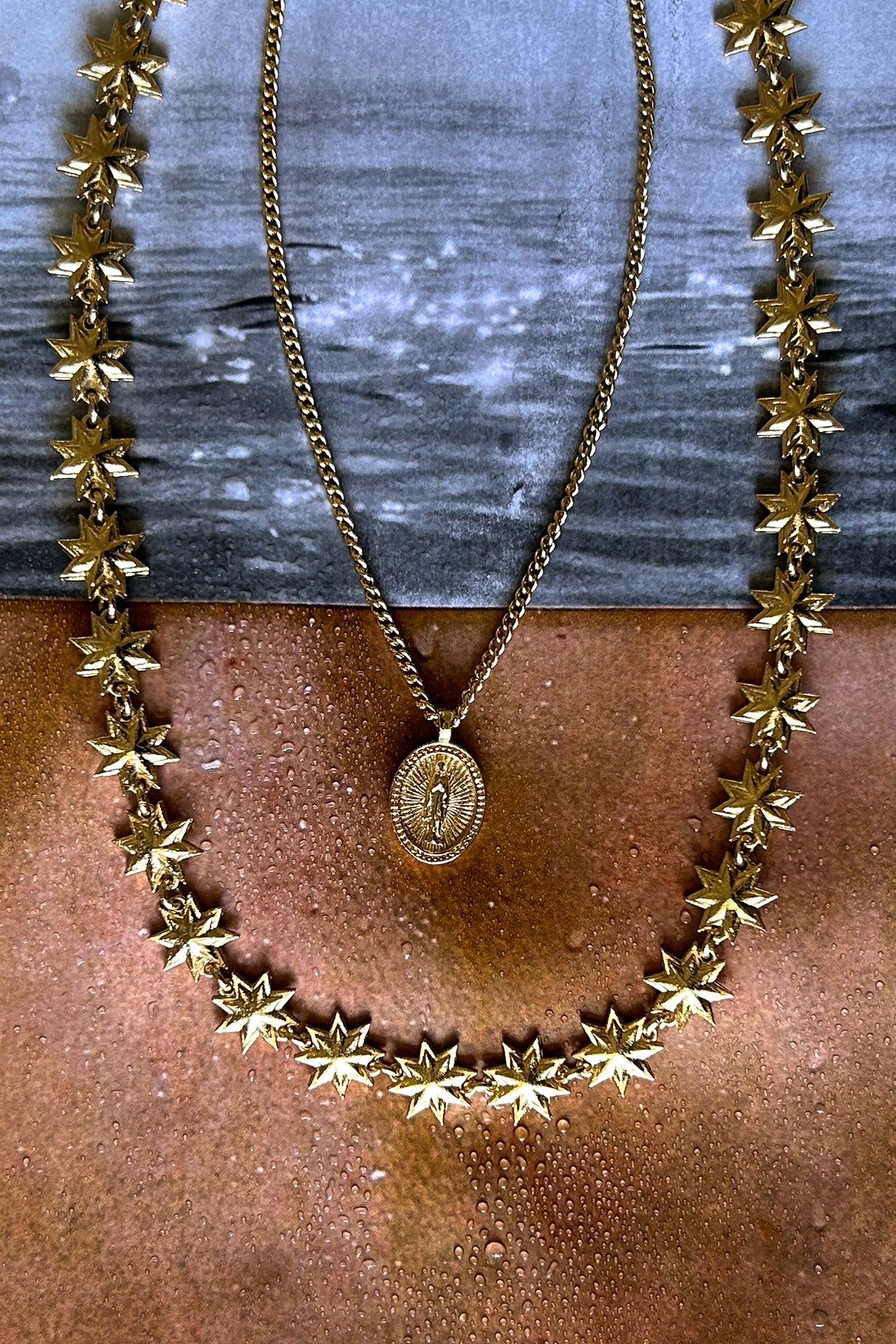 Llanto Necklace — Gold, handcrafted in Spain