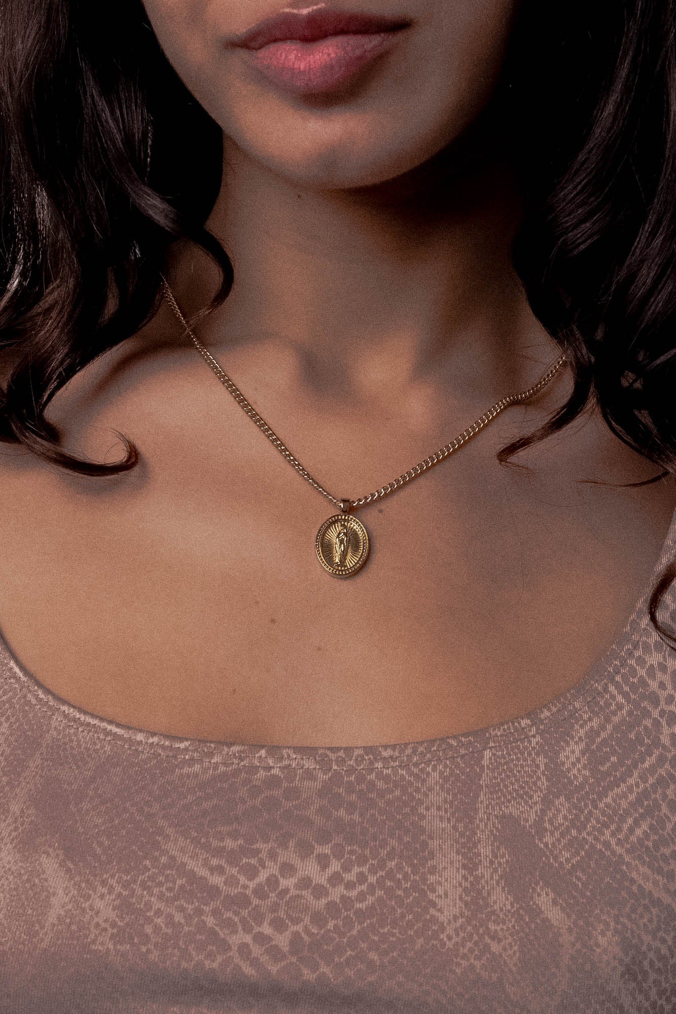 Llanto Necklace — Gold, handcrafted in Spain