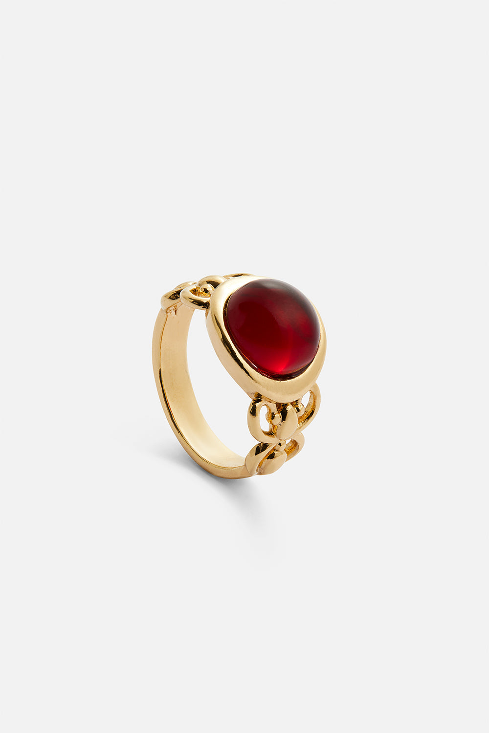 Rojo Sentencia Ring — Gold, handcrafted in Spain