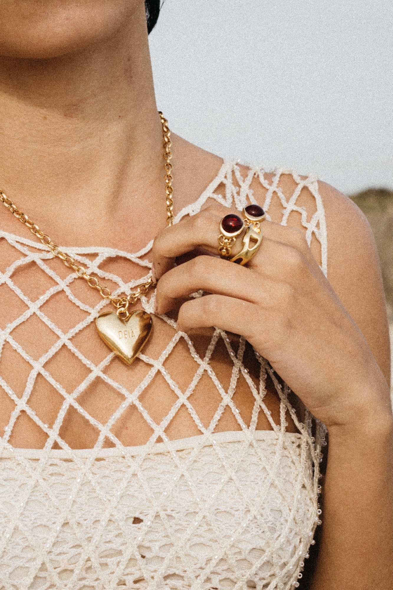 Rojo Sentencia Ring — Gold, handcrafted in Spain