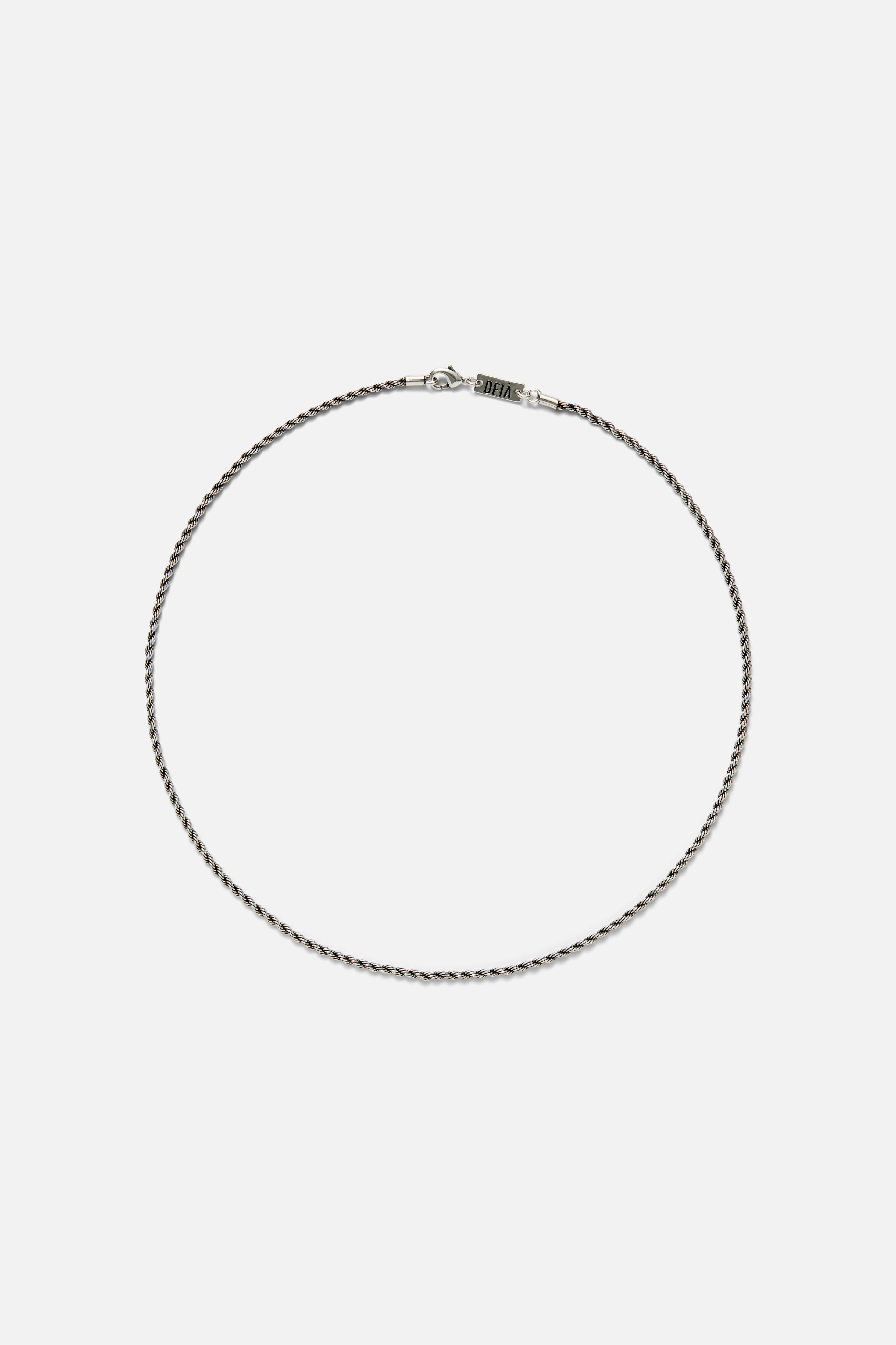 Rope Necklace — Silver, handcrafted in Spain