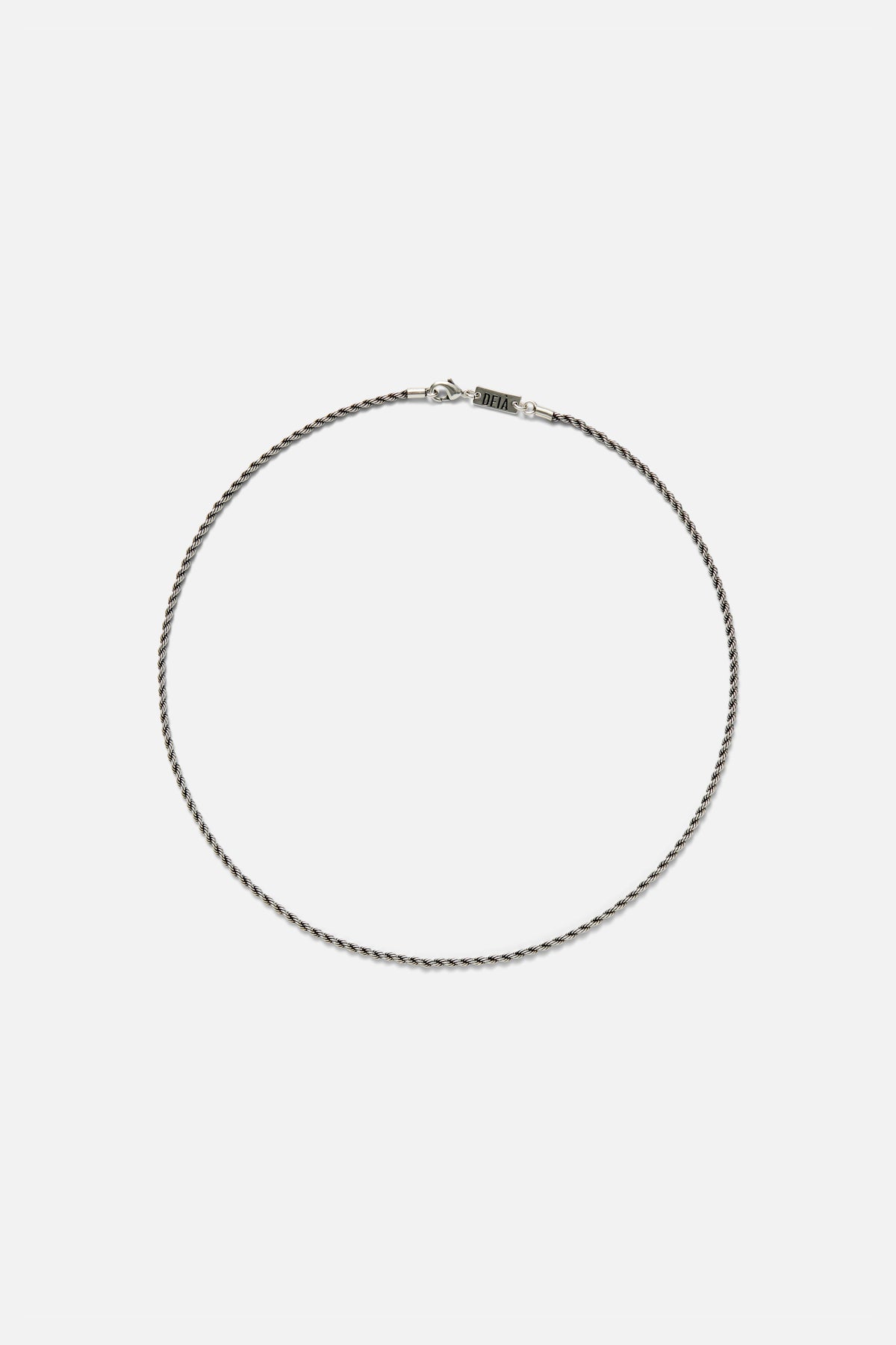 Rope Necklace — Silver, handcrafted in Spain