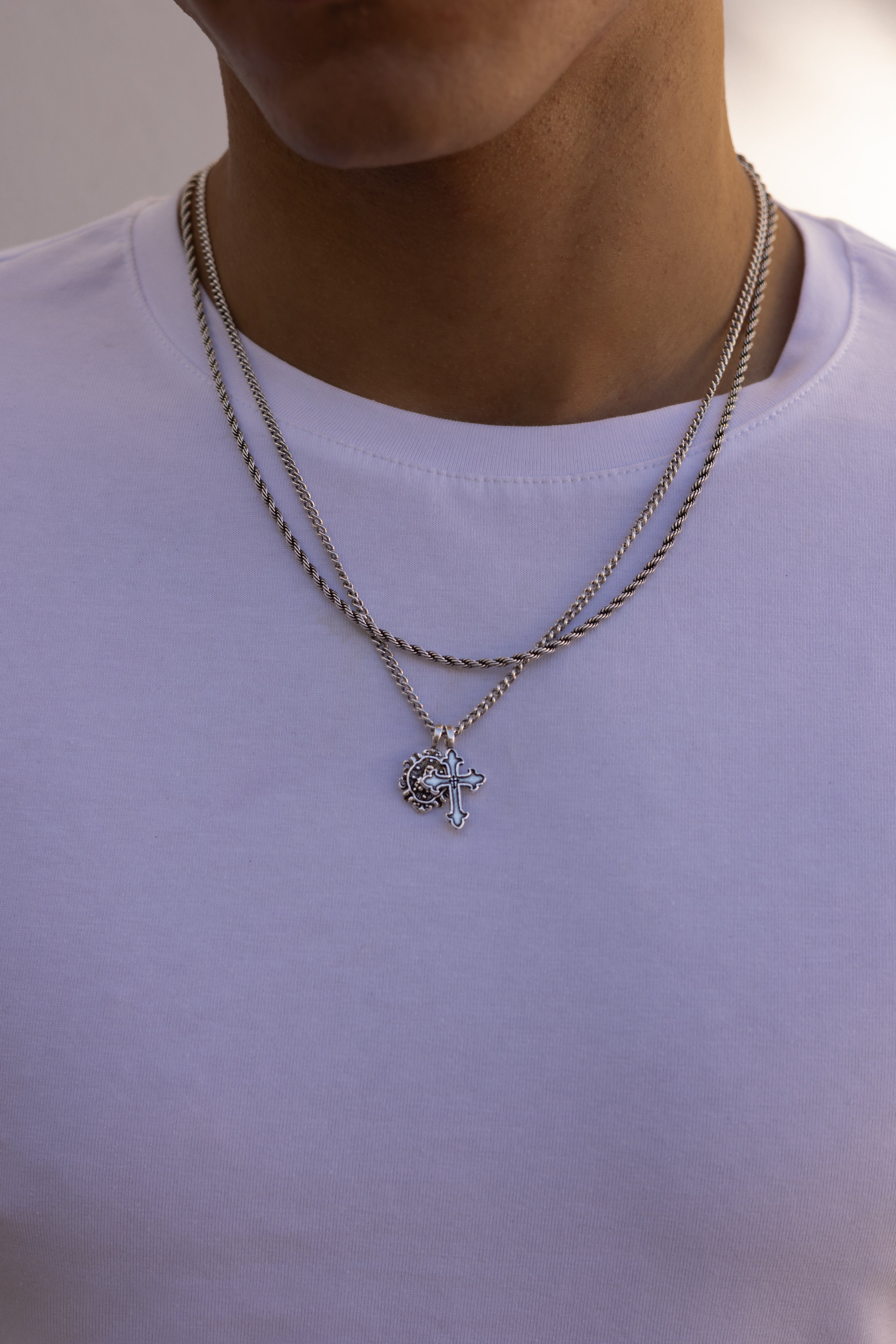 Rope Necklace — Silver, handcrafted in Spain