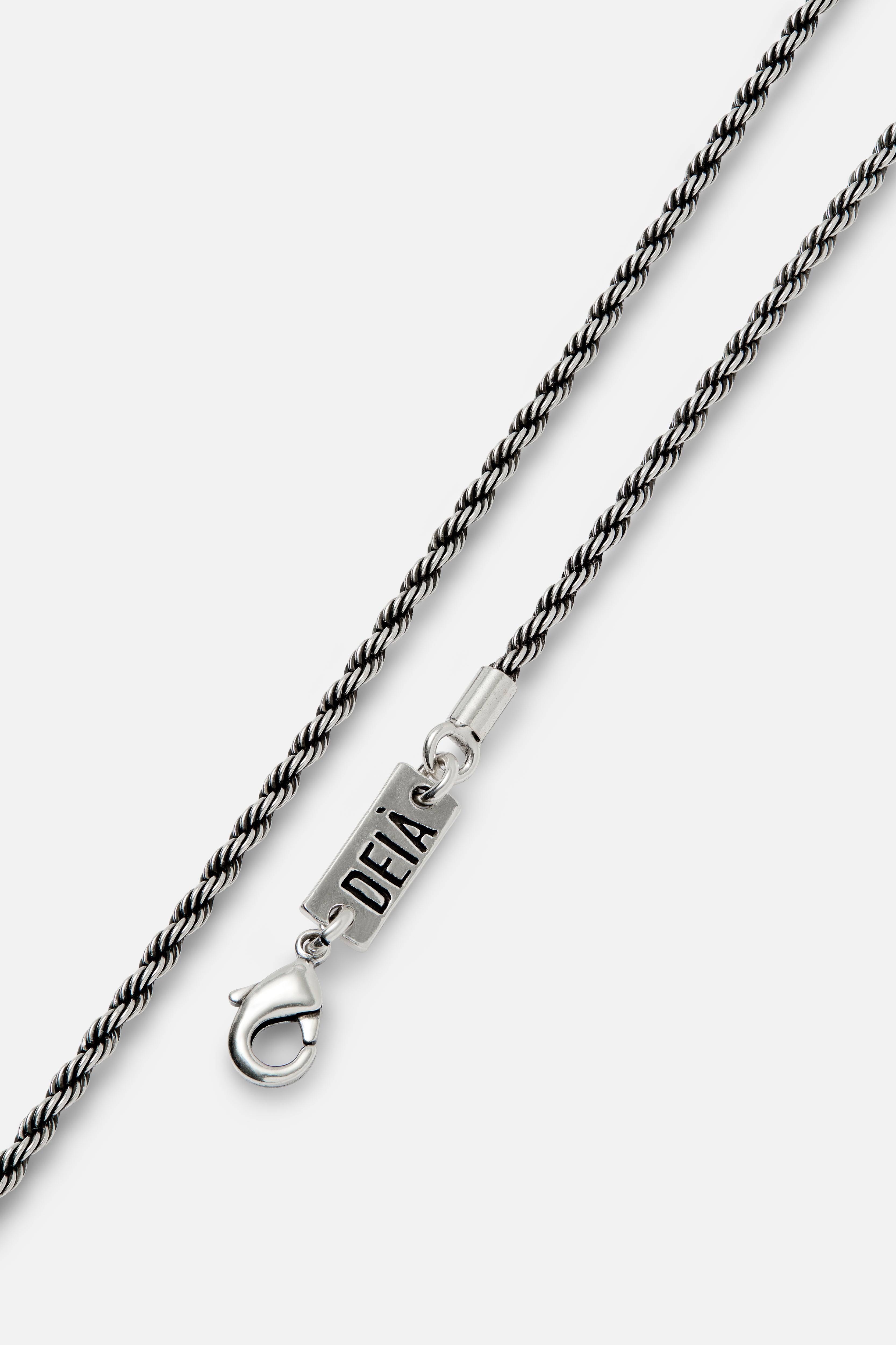 Rope Necklace — Silver, handcrafted in Spain