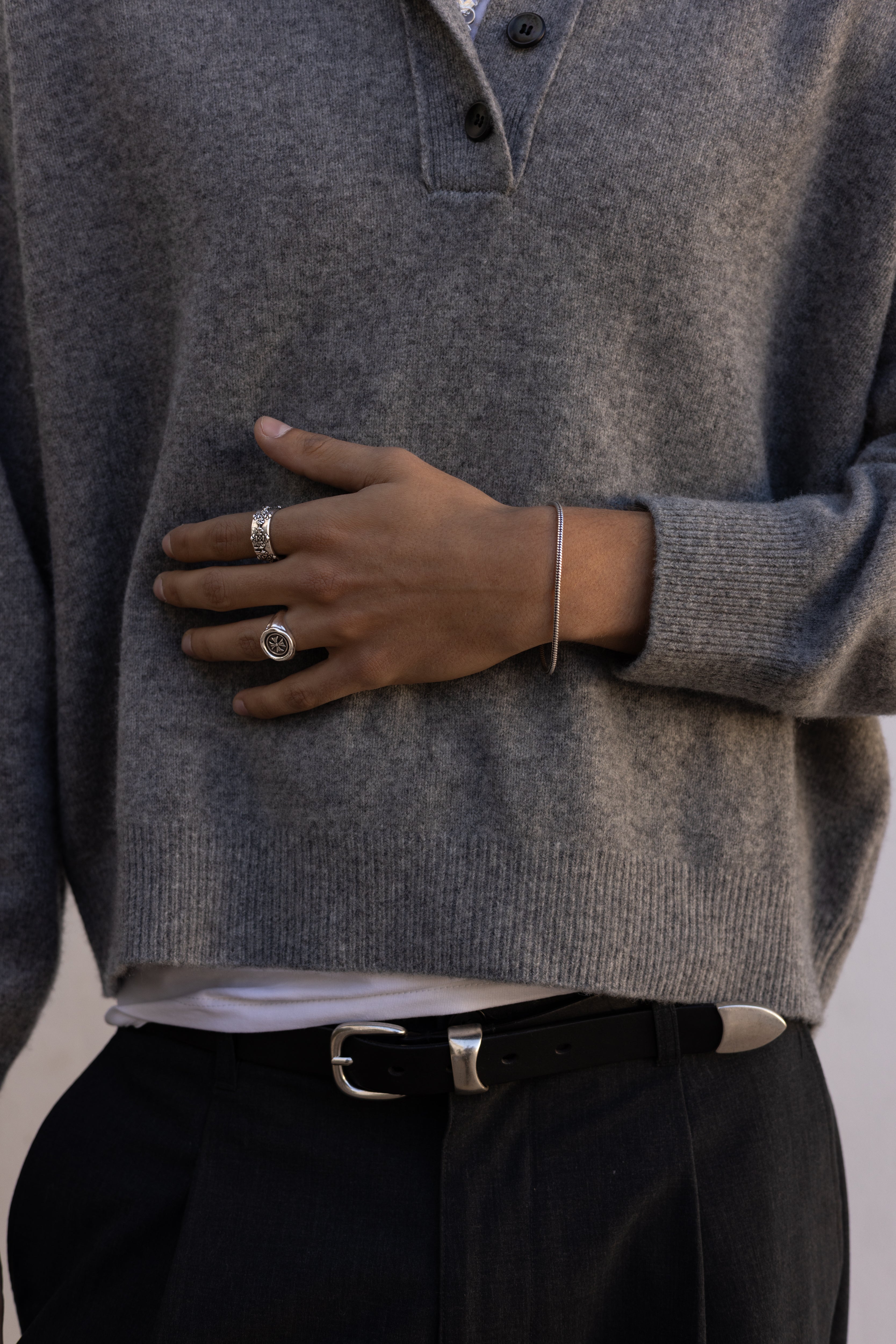 Sense Bracelet — Silver, handcrafted in Spain
