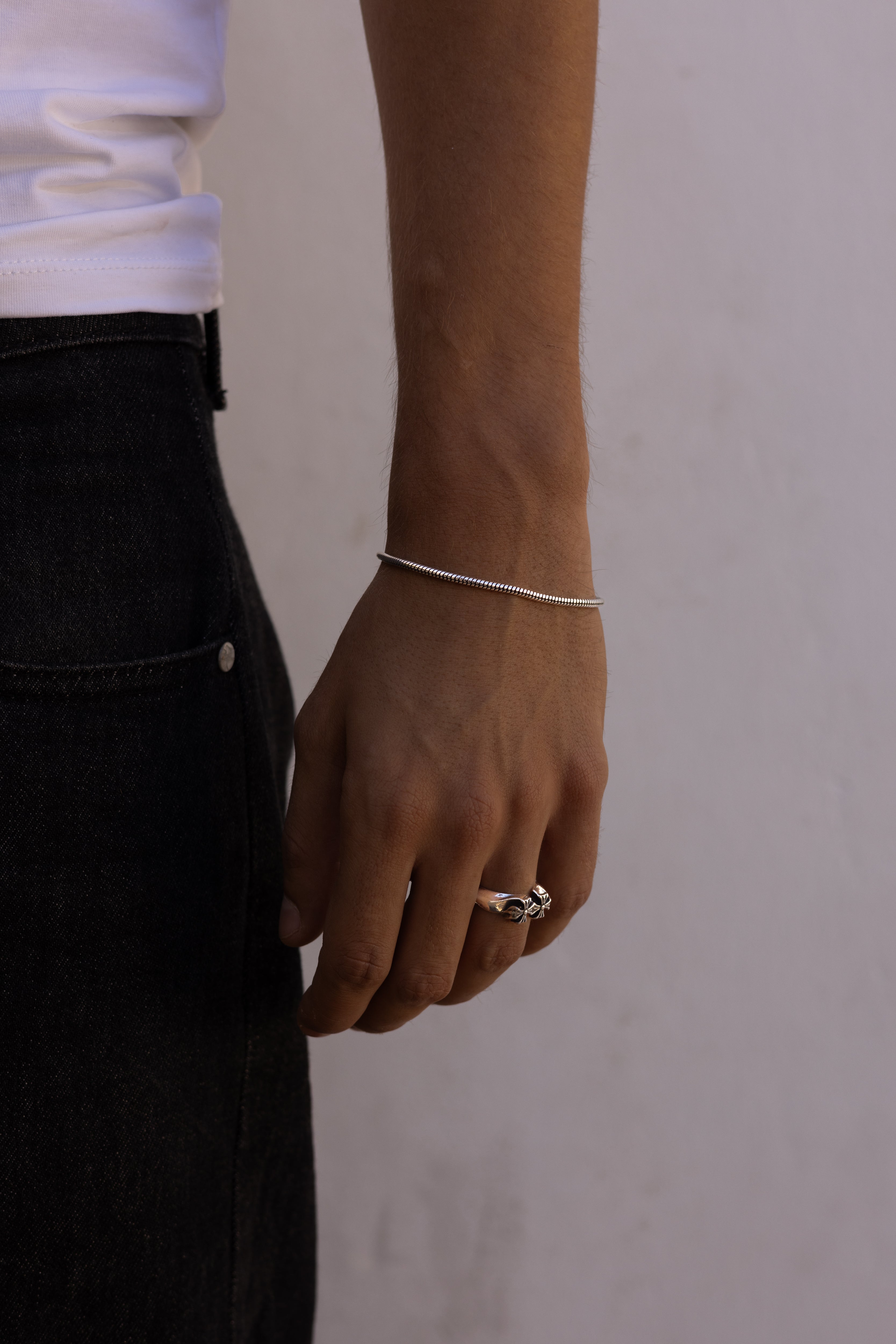 Sense Bracelet — Silver, handcrafted in Spain