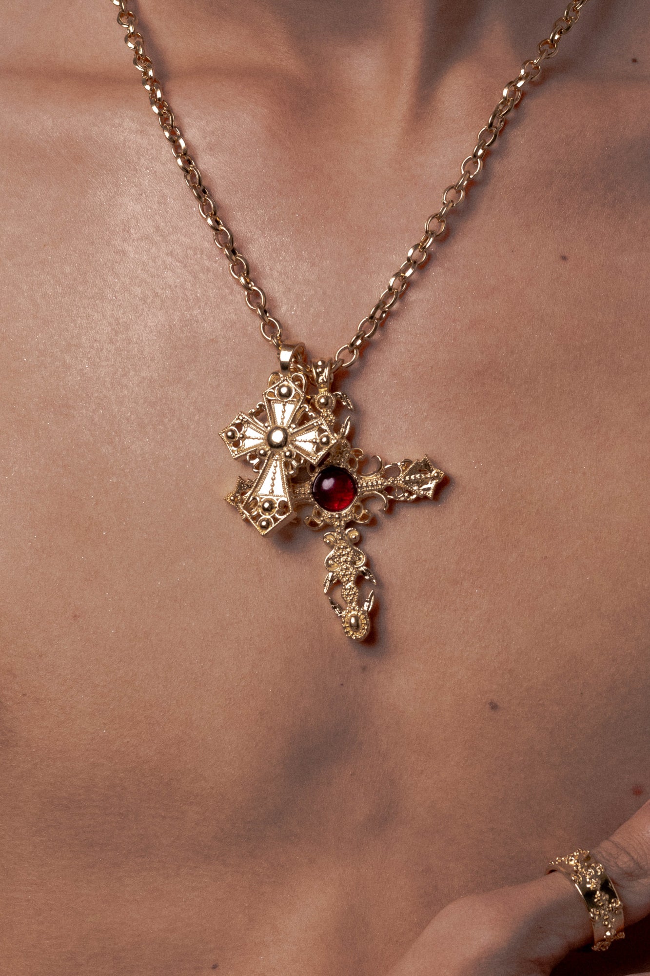 Sorrento Necklace — Gold, handcrafted in Spain