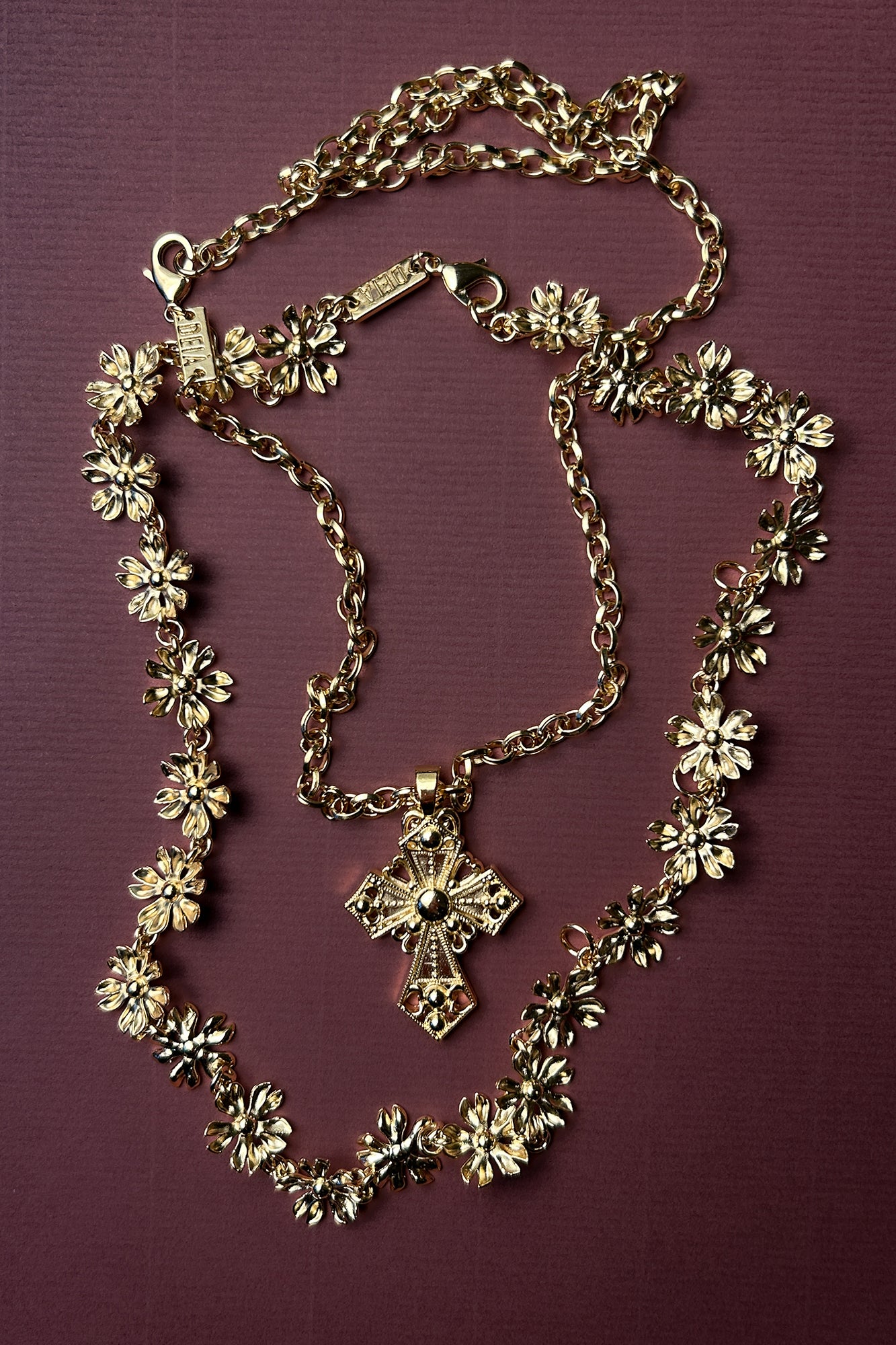 Veleno Necklace — Gold, handcrafted in Spain