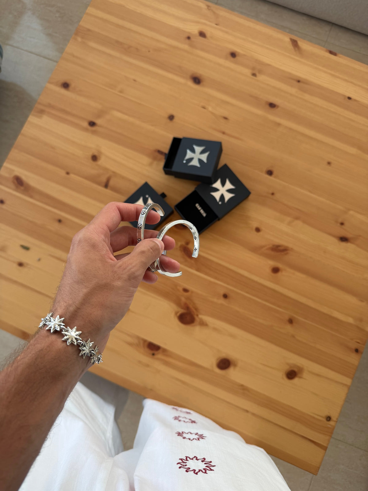 Worn by creators - 1229 / Deia Cross / Stella Bracelets