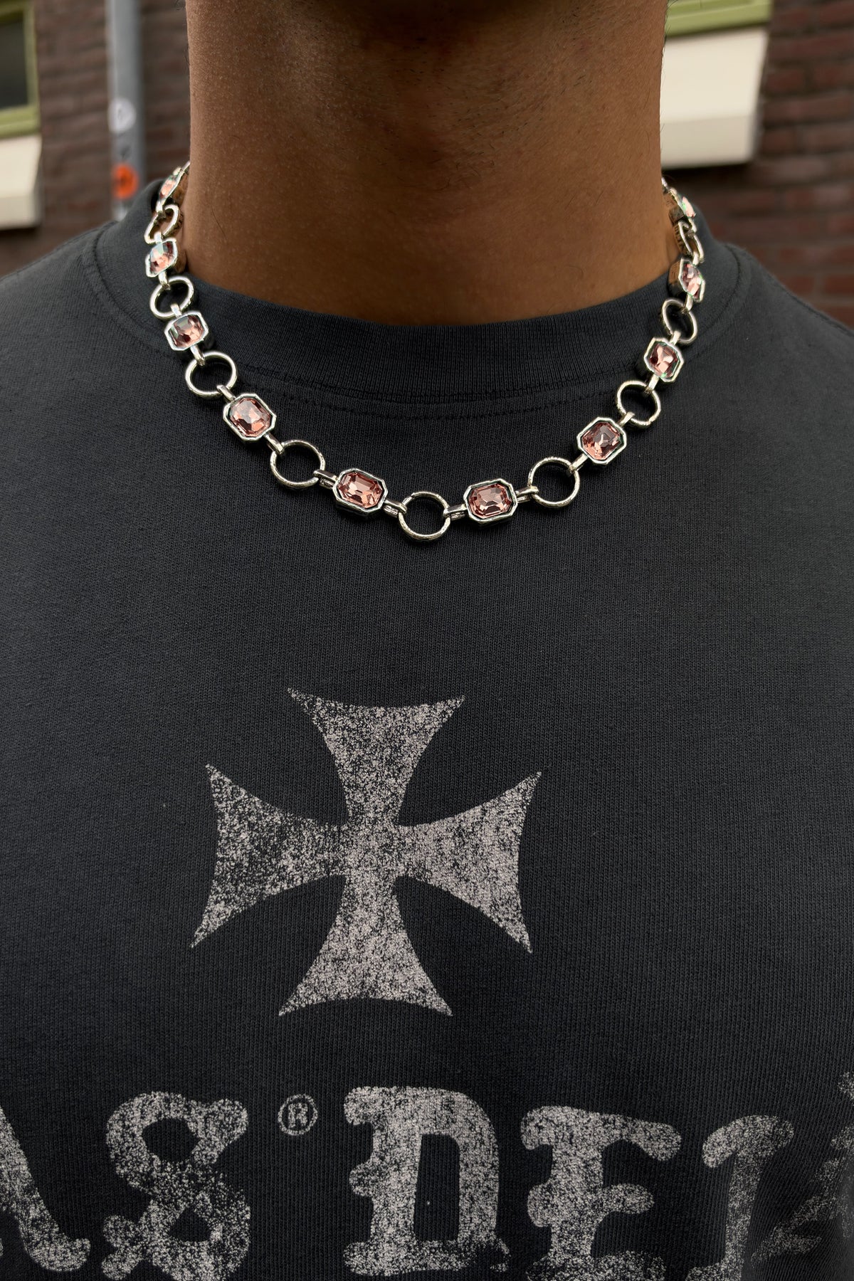 CATALINA NECKLACE LIGHT PEACH