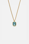 SA PEDRA NECKLACE AQUAMARINE