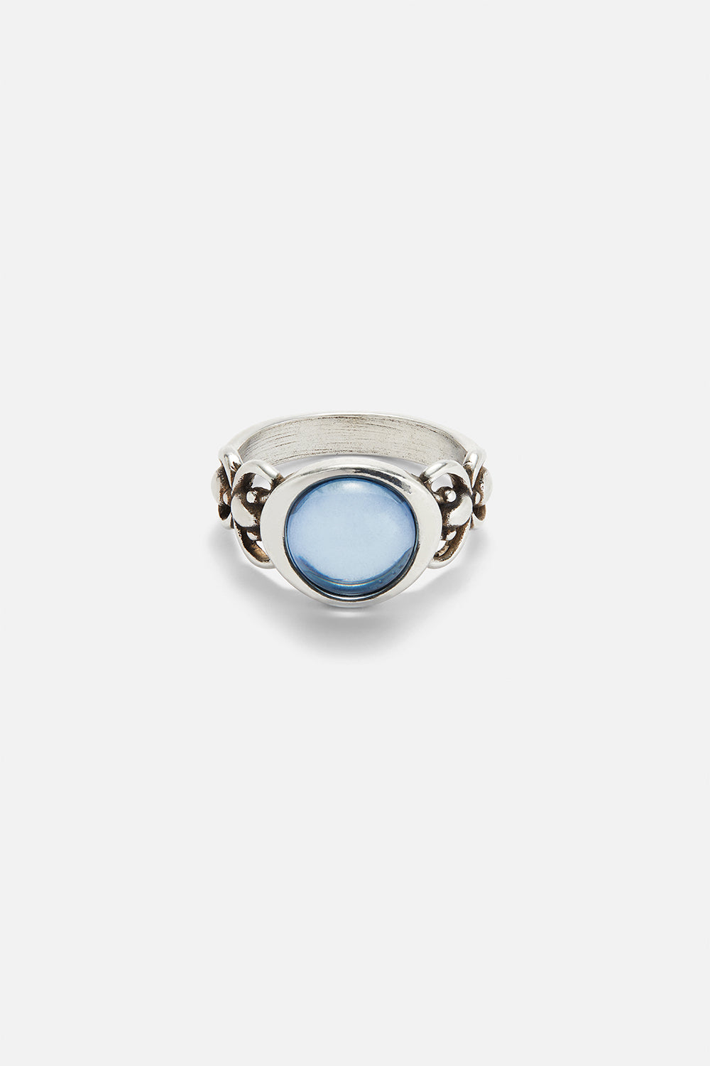 Azul Poniente Ring — Silver, handcrafted in Spain