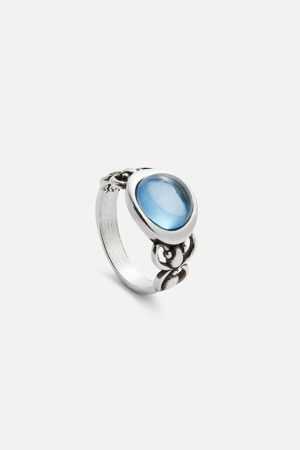 Azul Poniente Ring — Silver, handcrafted in Spain