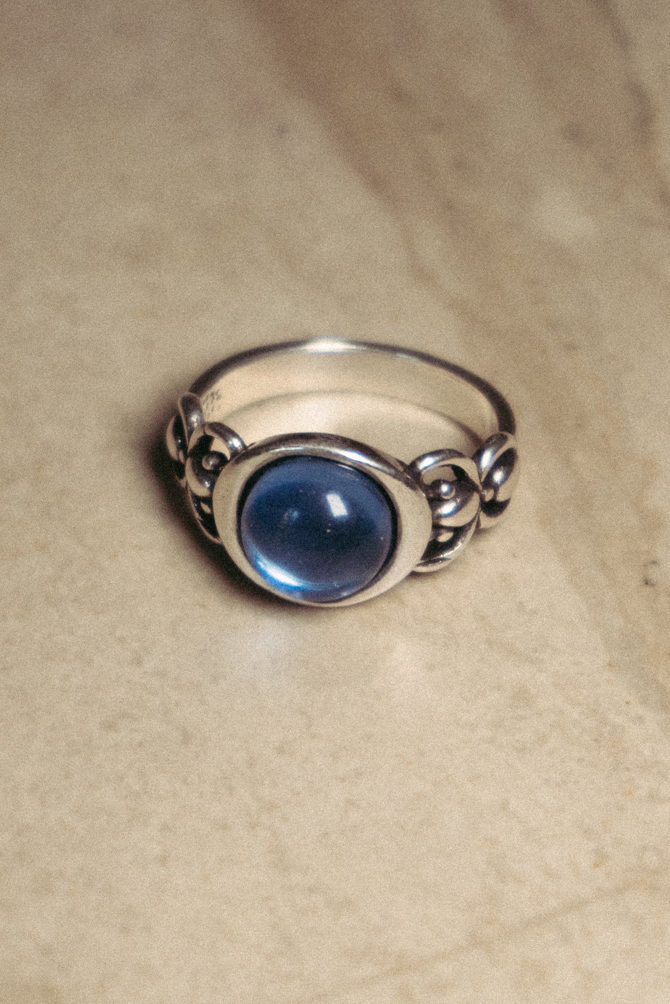Azul Poniente Ring — Silver, handcrafted in Spain