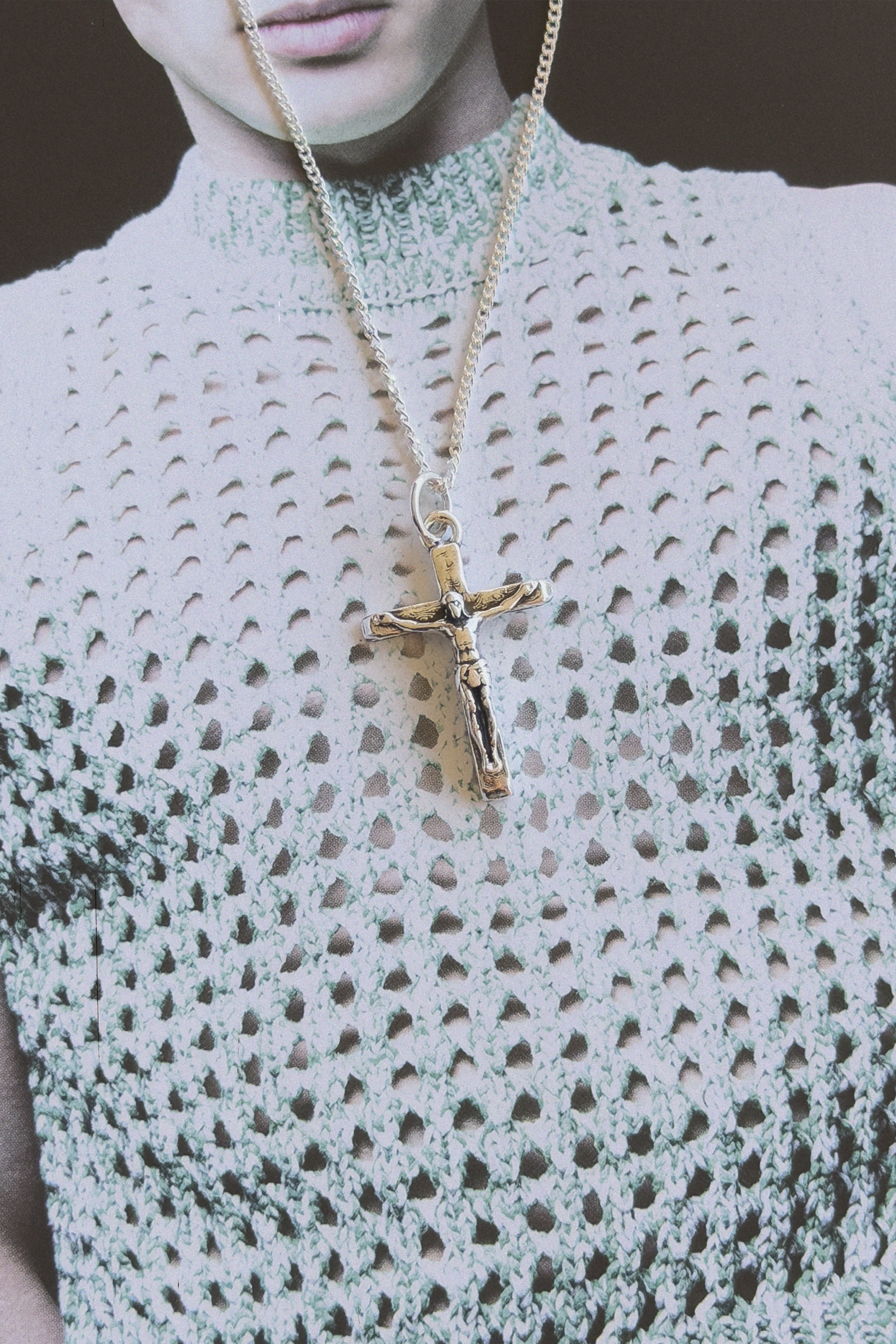 Cristo Necklace — Silver, handcrafted in Spain