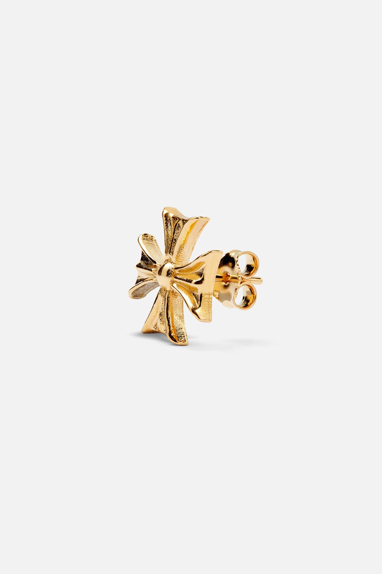 Cross Earrings — Gold, handcrafted in Spain