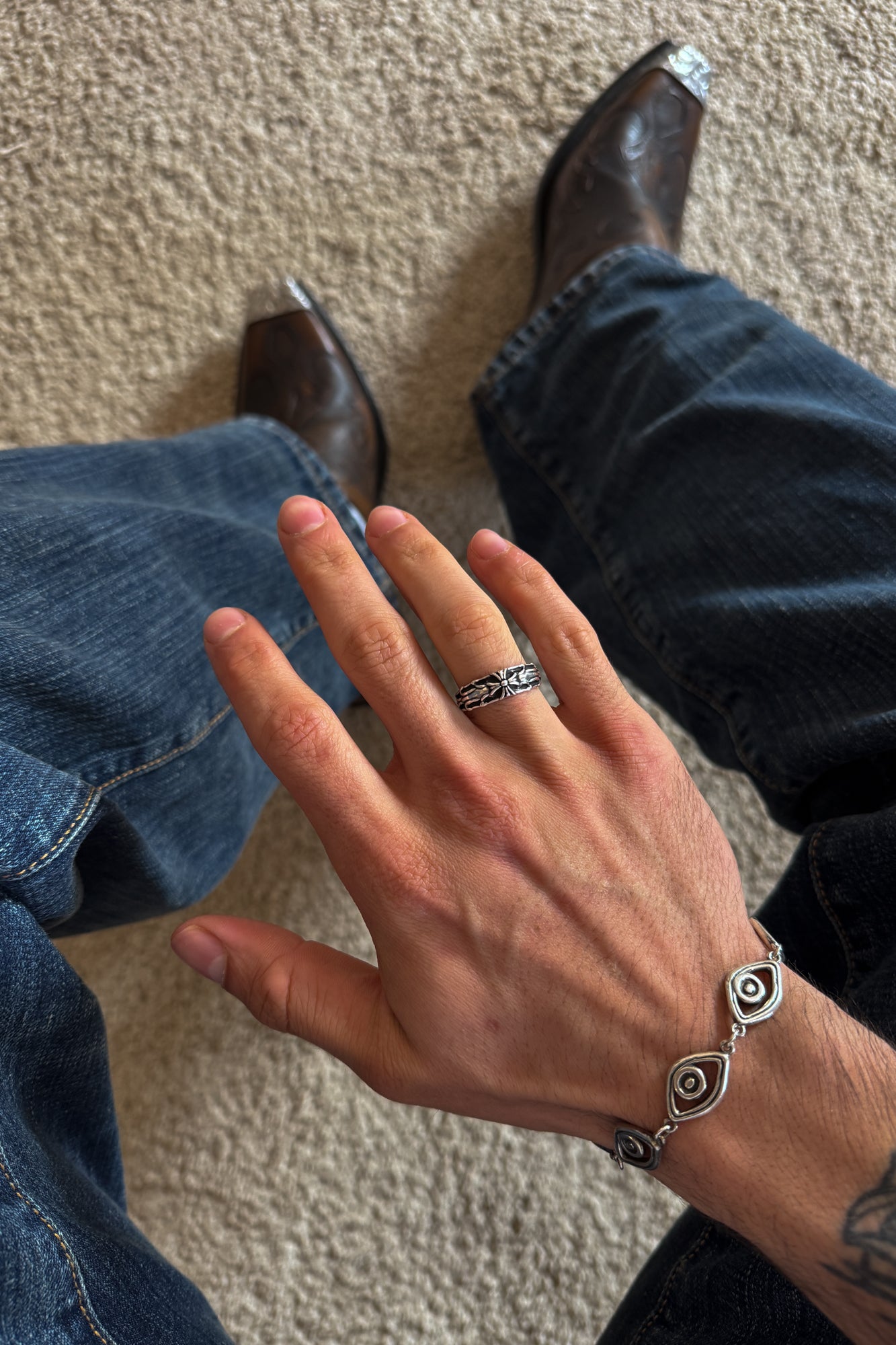 Destino Ring — Silver, handcrafted in Spain