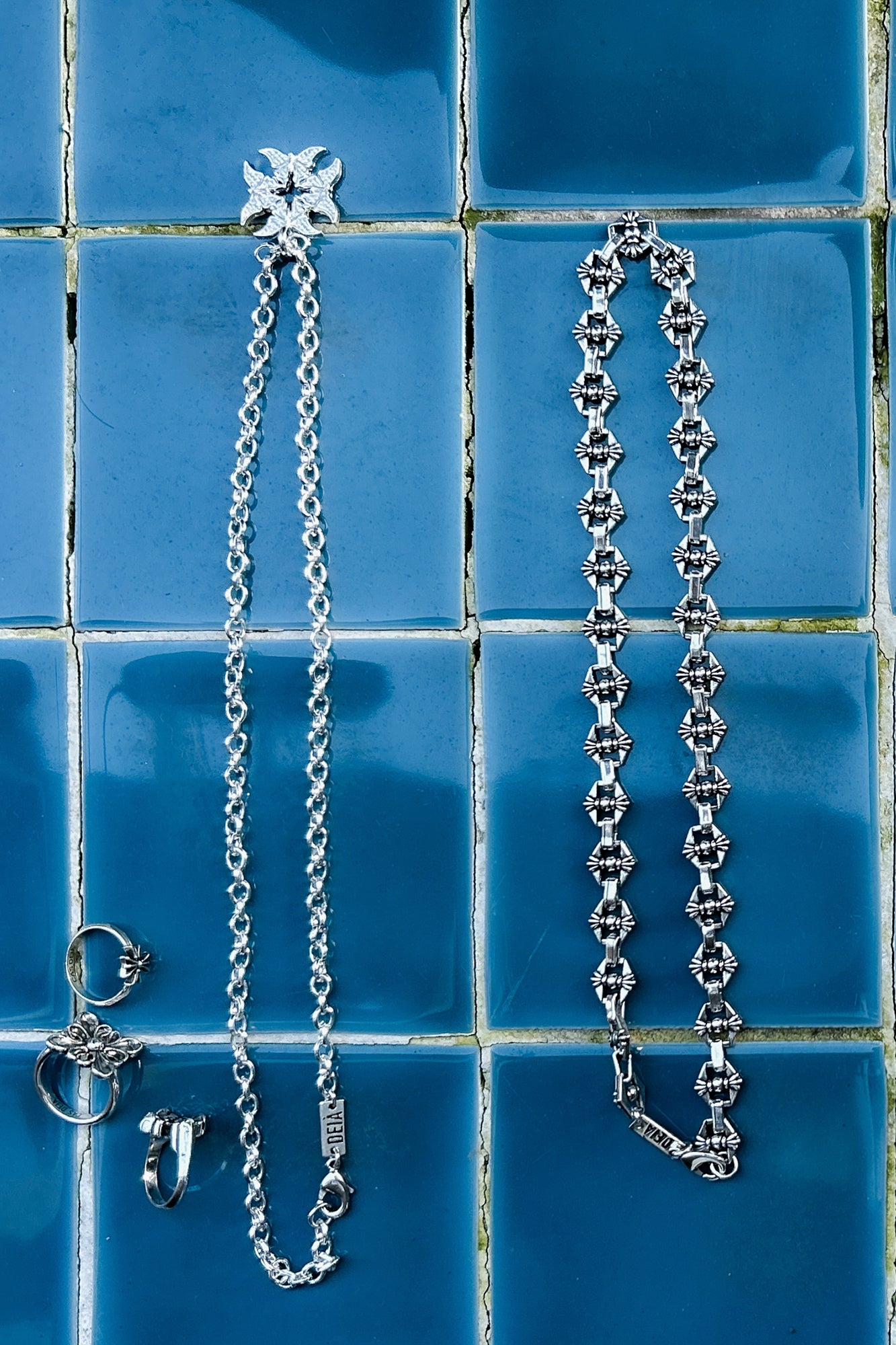 Lacrima Necklace — Silver, handcrafted in Spain