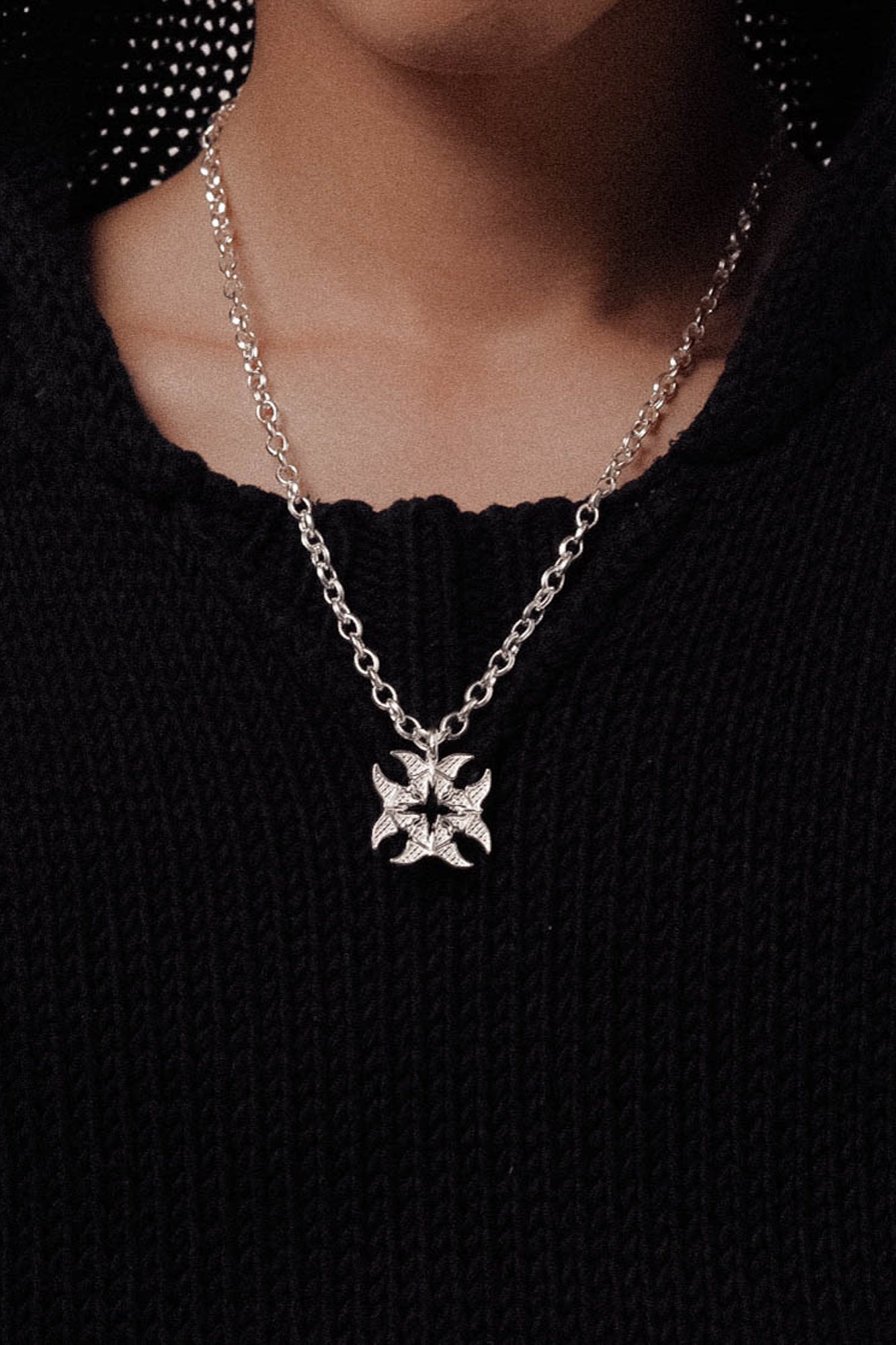 Lacrima Necklace — Silver, handcrafted in Spain