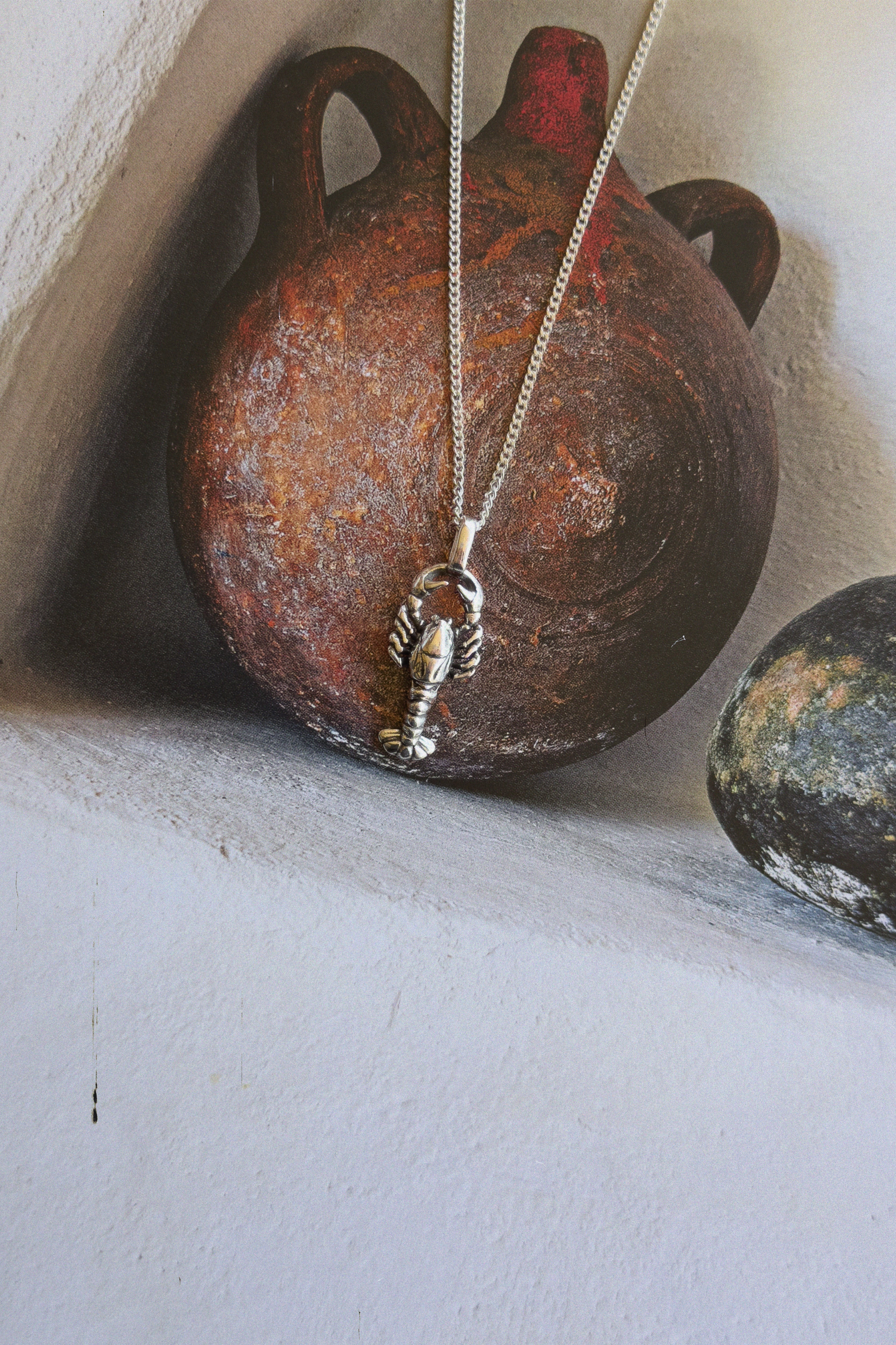 Langosta Necklace — Silver, handcrafted in Spain