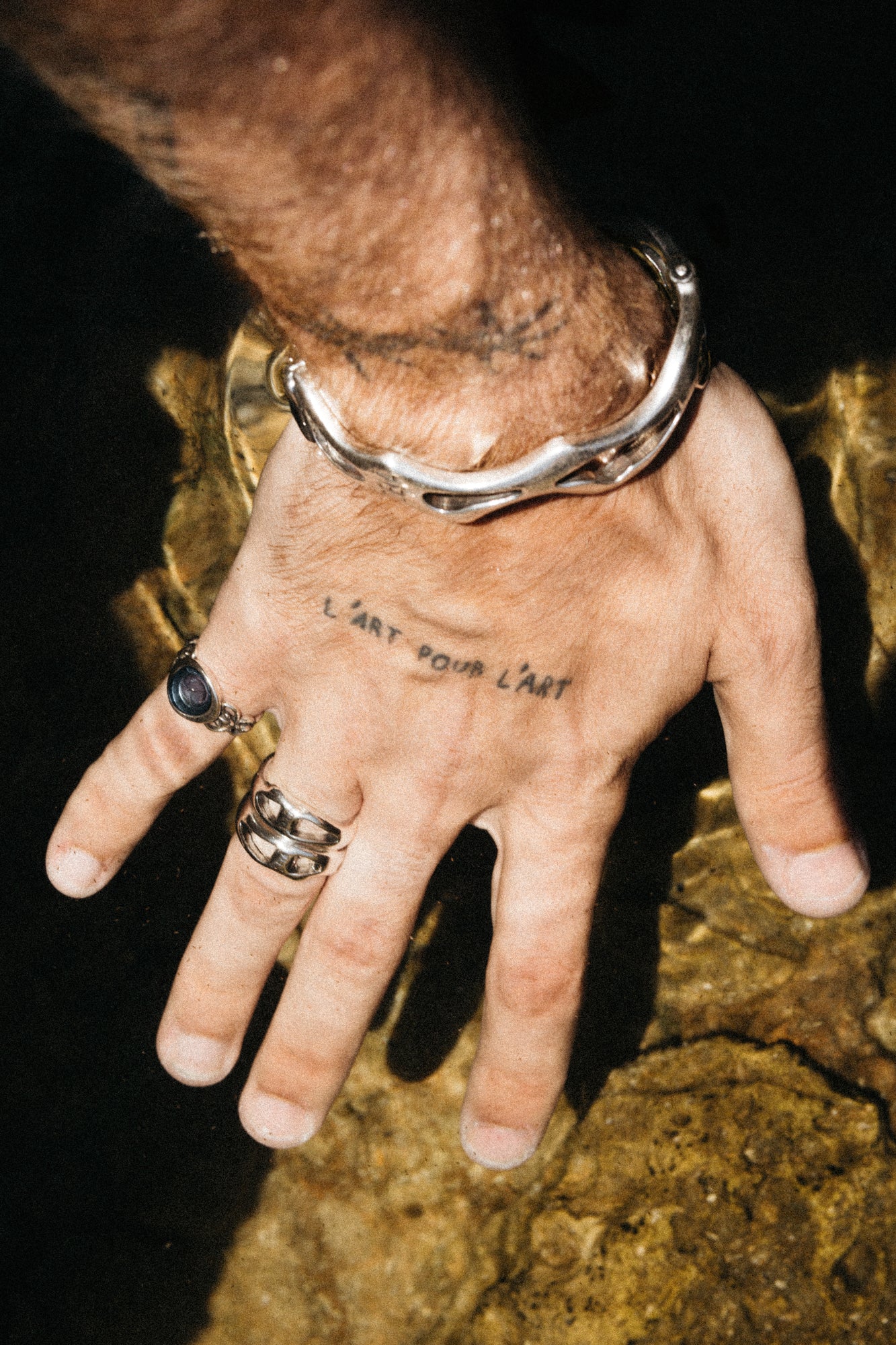 Lava Bracelet — Silver, handcrafted in Spain