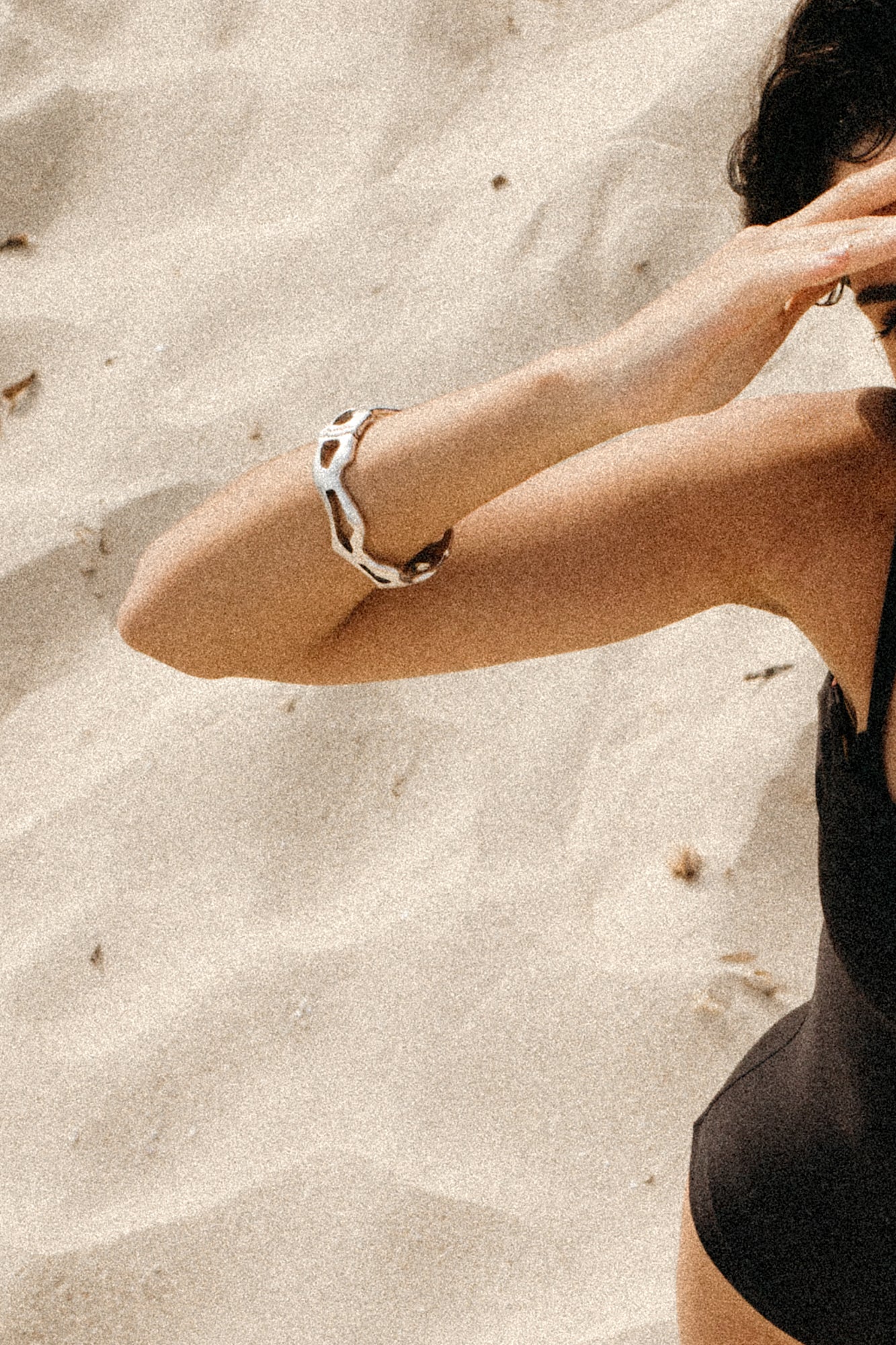 Lava Bracelet — Silver, handcrafted in Spain