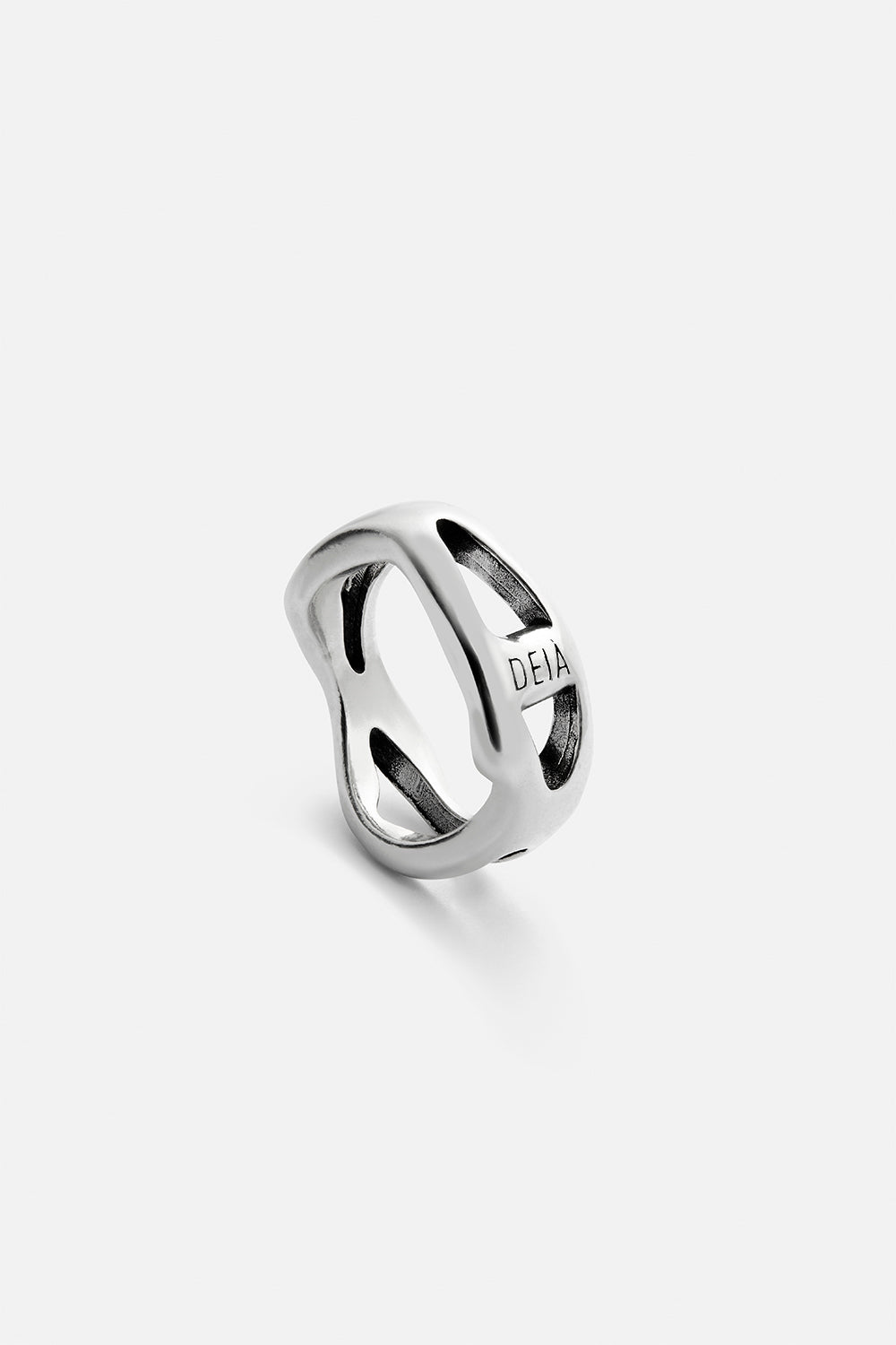 Lava Ring — Silver, handcrafted in Spain
