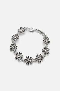 Les Fleurs Bracelet Aged — Silver, handcrafted in Spain