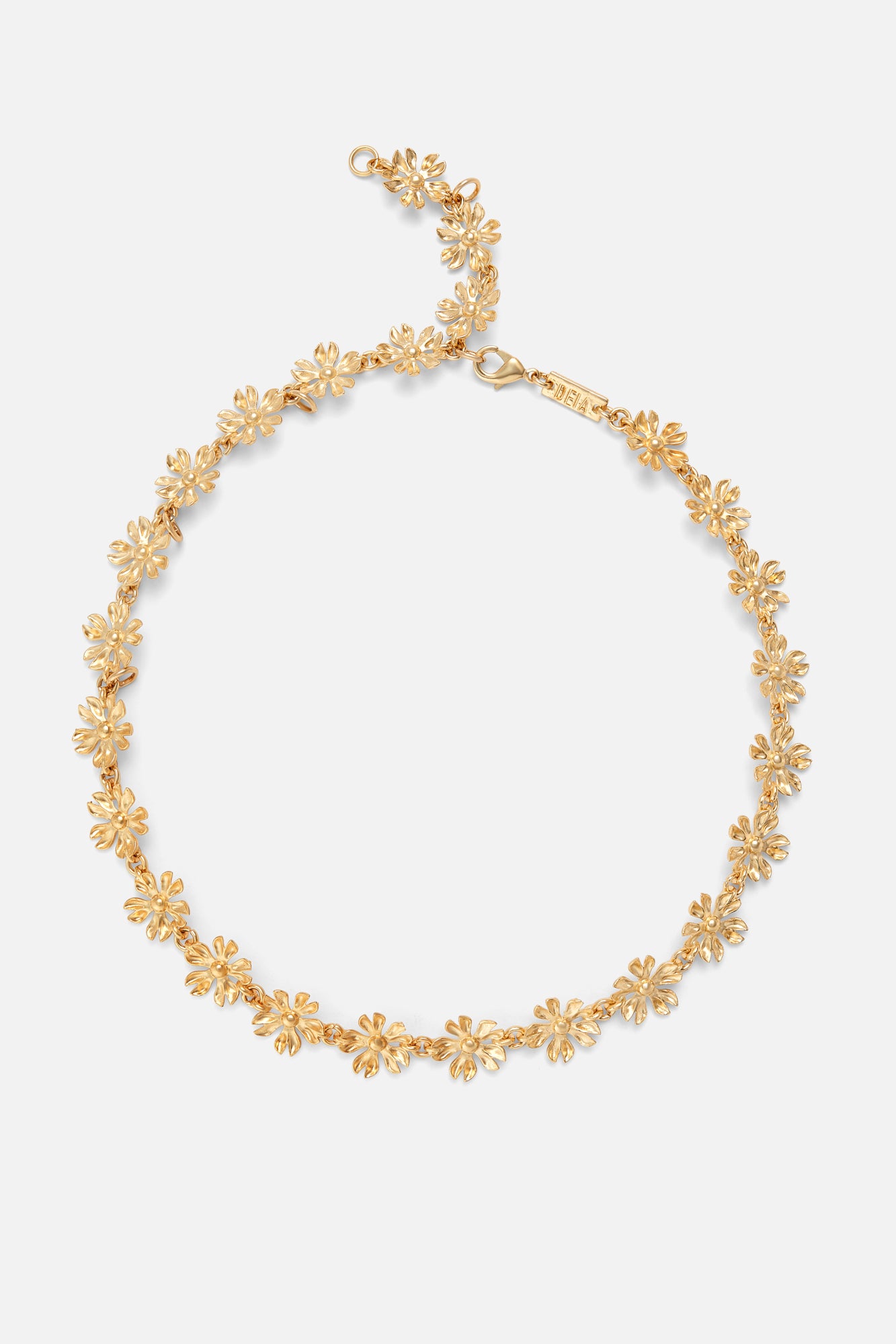 Les Fleurs Necklace — Gold, handcrafted in Spain