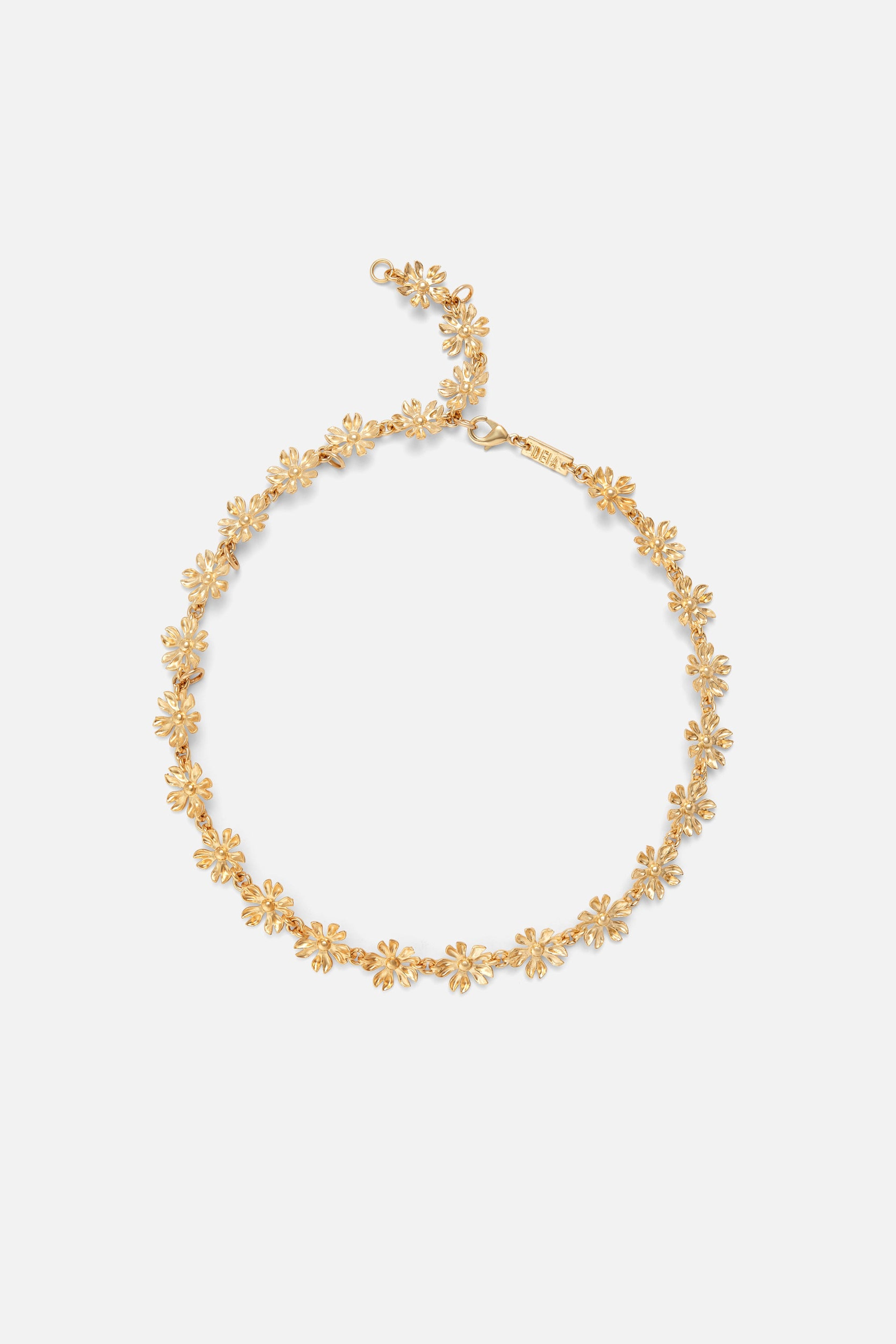 Les Fleurs Necklace — Gold, handcrafted in Spain