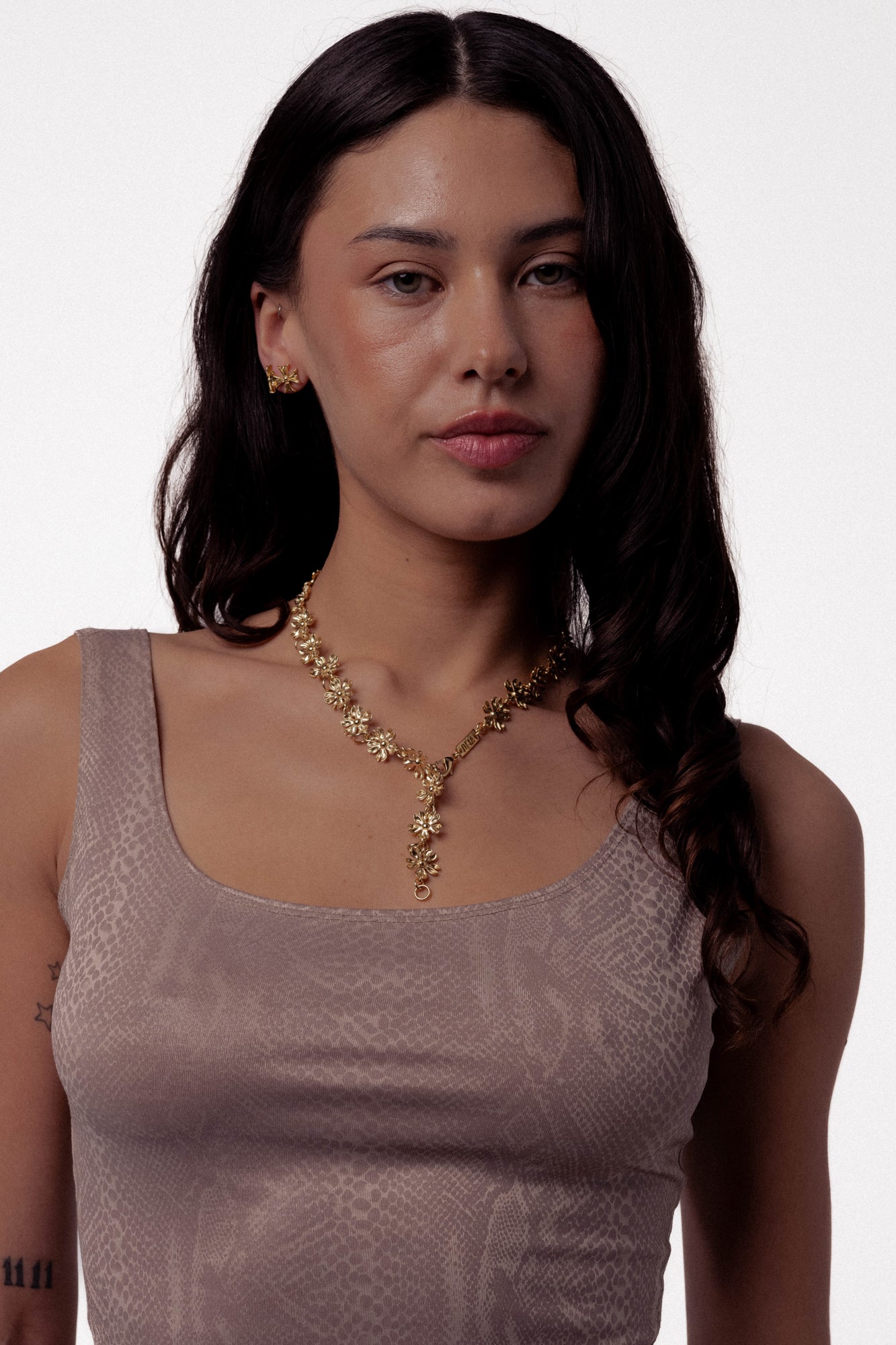Les Fleurs Necklace — Gold, handcrafted in Spain