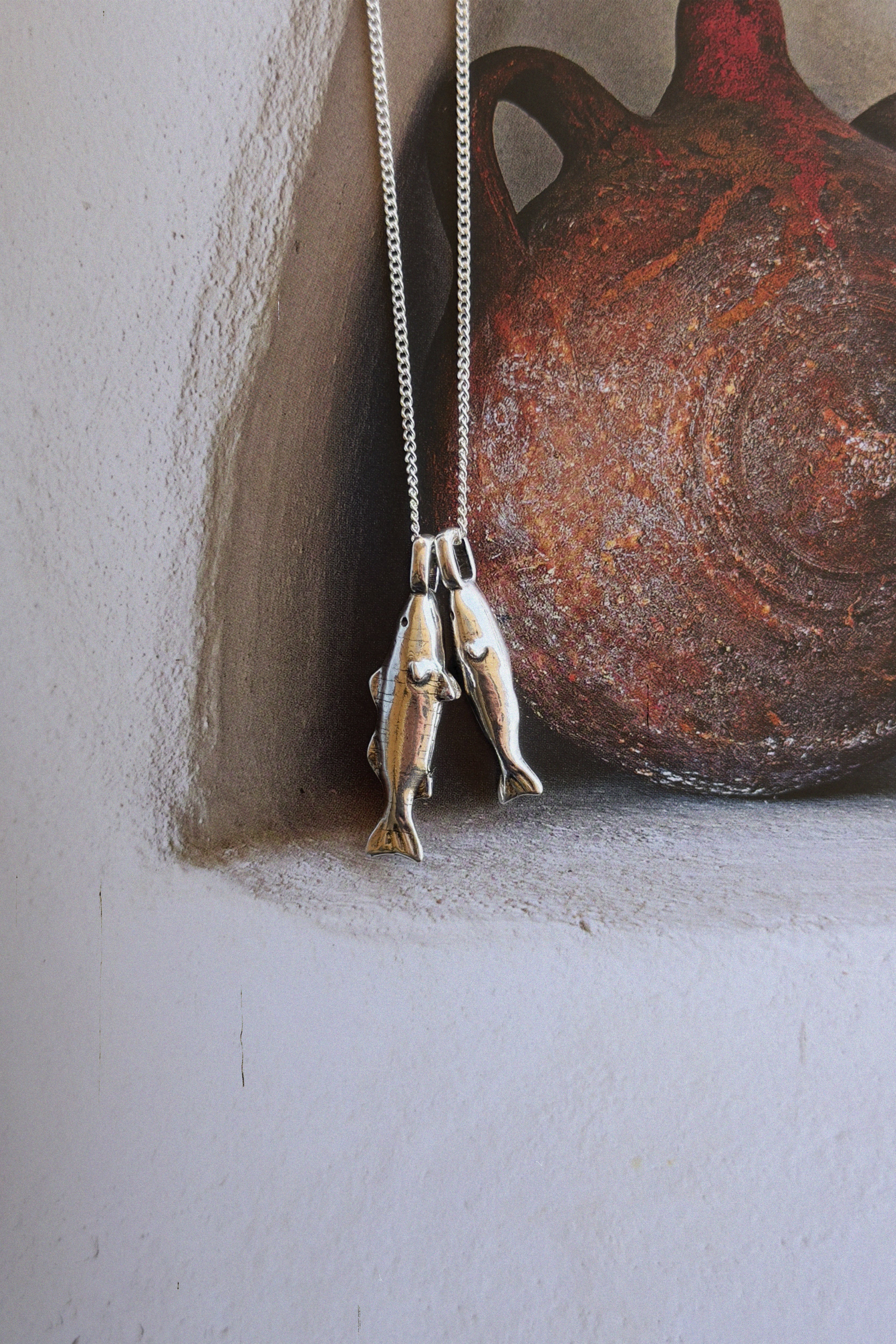 Pescados Necklace — Silver, handcrafted in Spain
