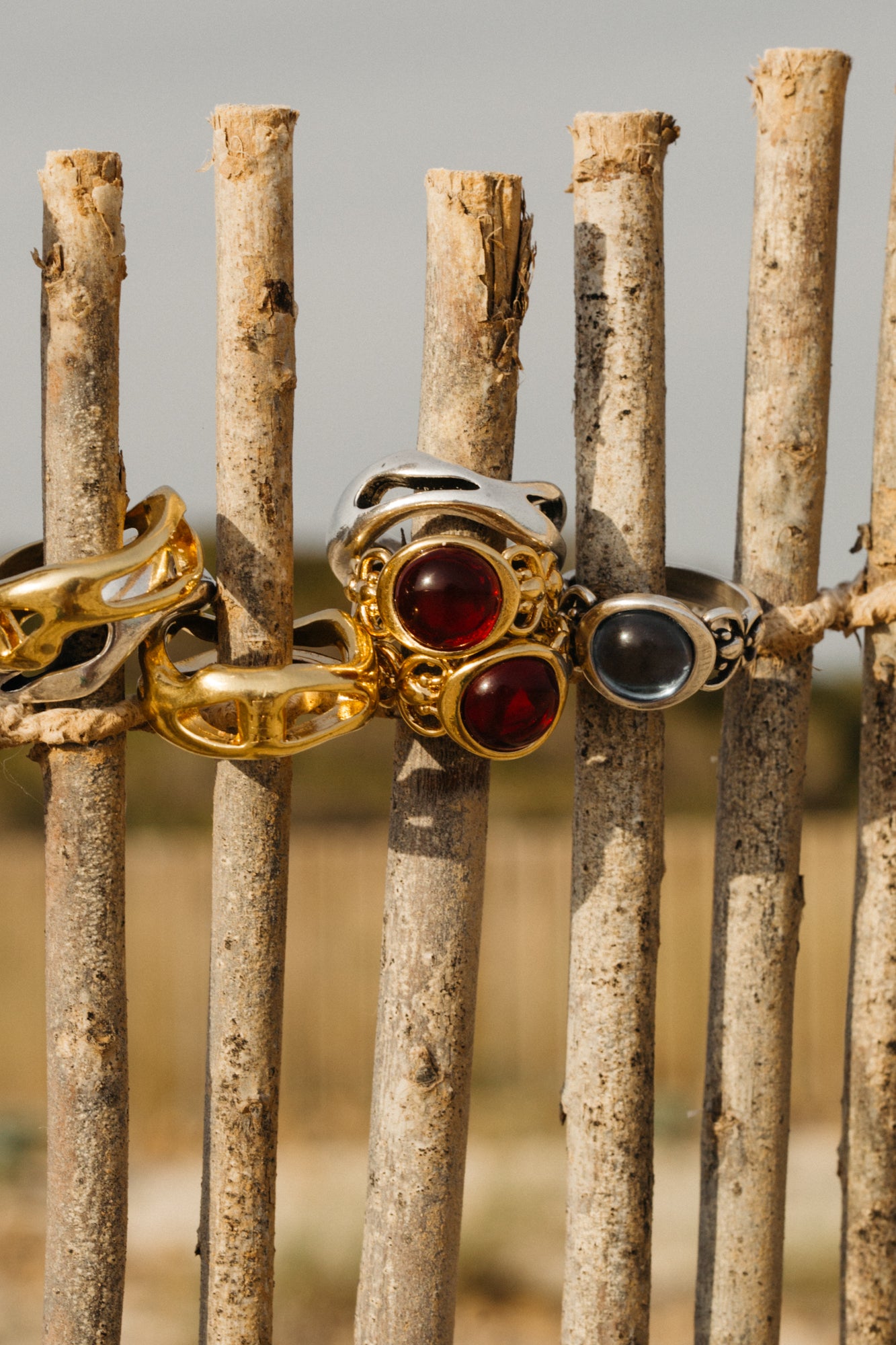 Rojo Sentencia Ring — Gold, handcrafted in Spain