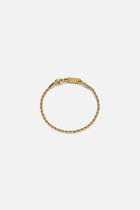 Rope Bracelet — Gold, handcrafted in Spain