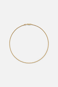 Rope Necklace — Gold, handcrafted in Spain