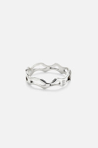 Lava Bracelet — Silver, handcrafted in Spain