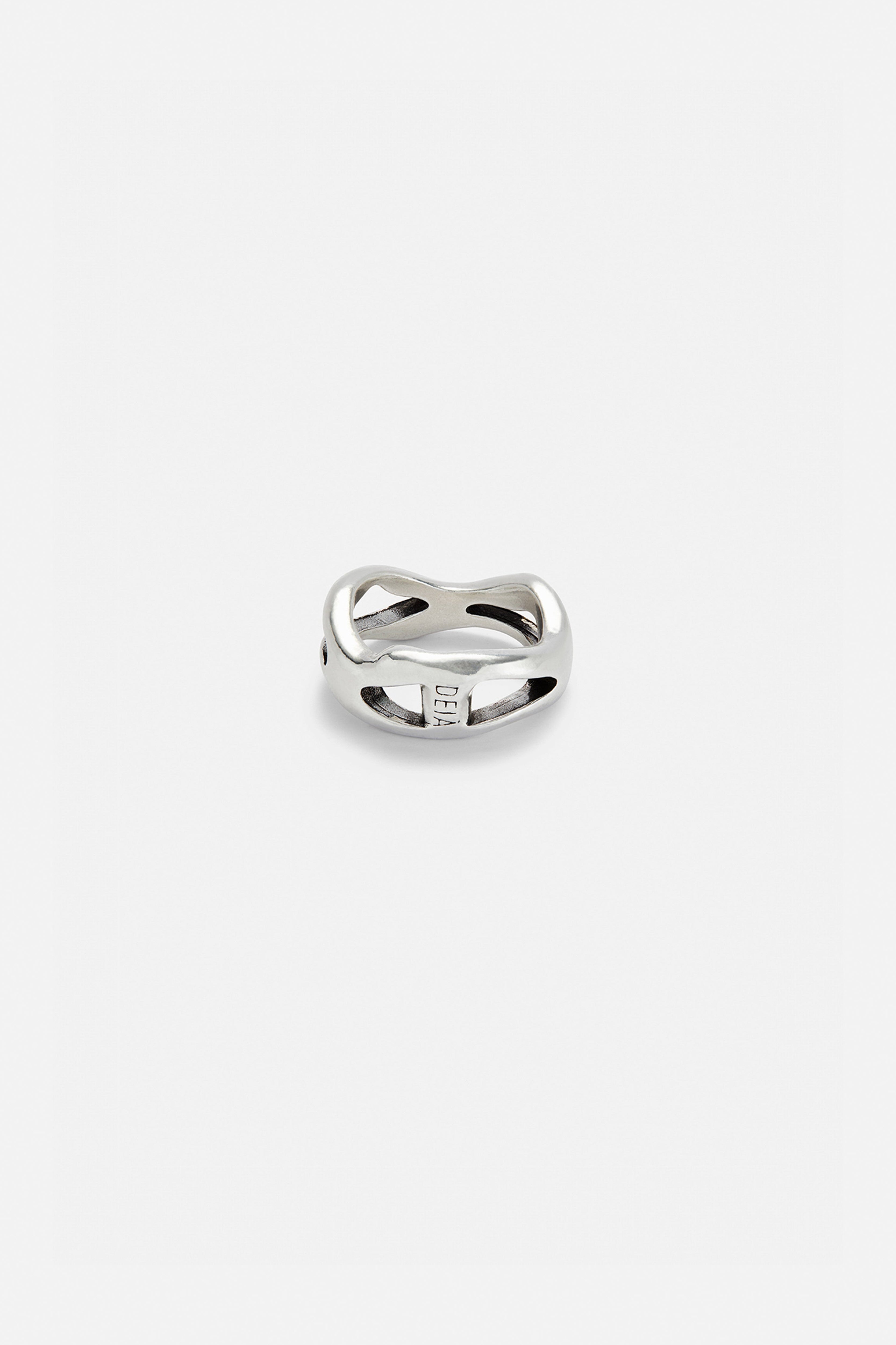 Lava Ring — Silver, handcrafted in Spain