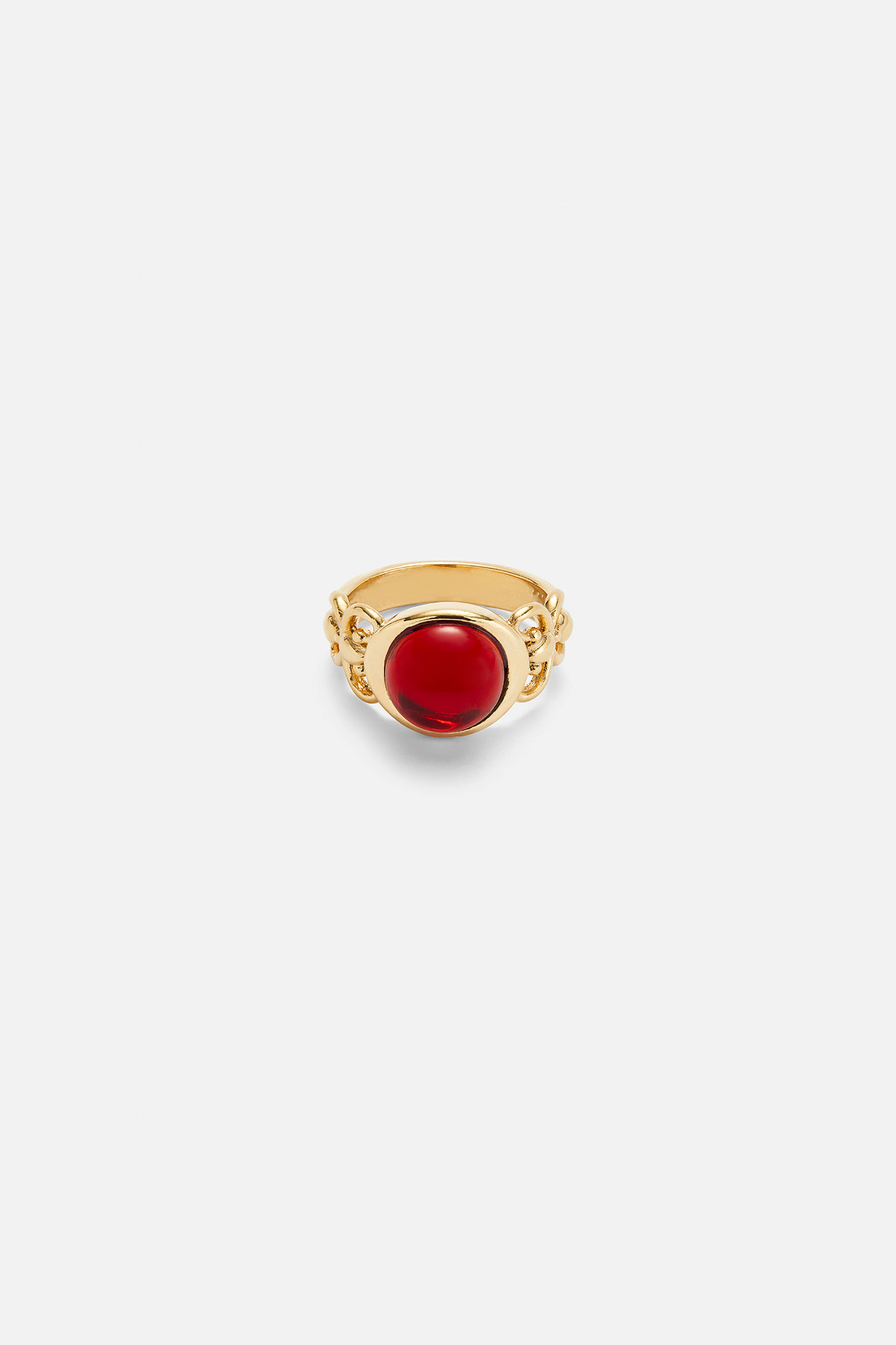 Rojo Sentencia Ring — Gold, handcrafted in Spain