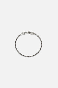 Rope Bracelet — Silver, handcrafted in Spain