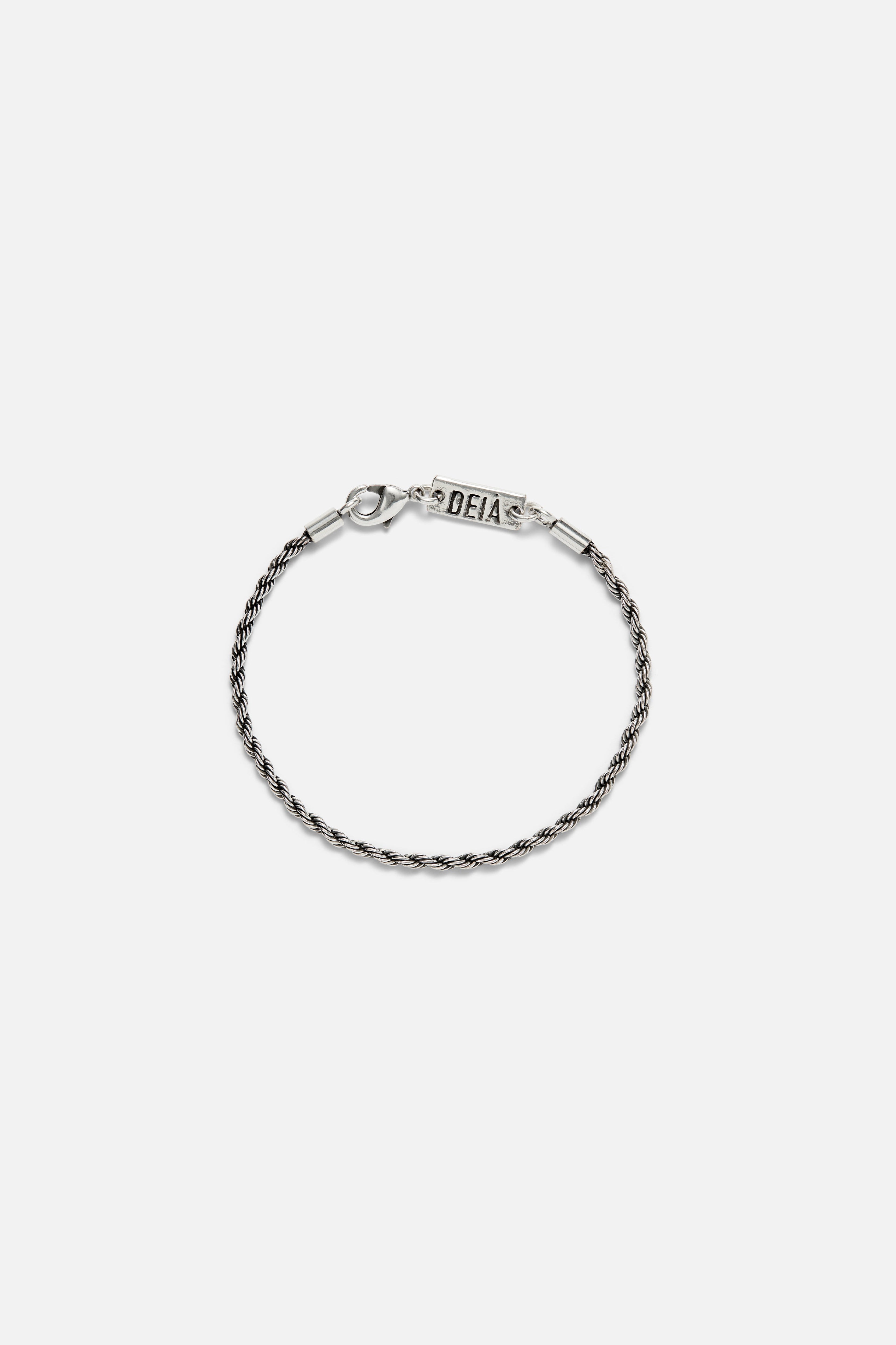 Rope Bracelet — Silver, handcrafted in Spain
