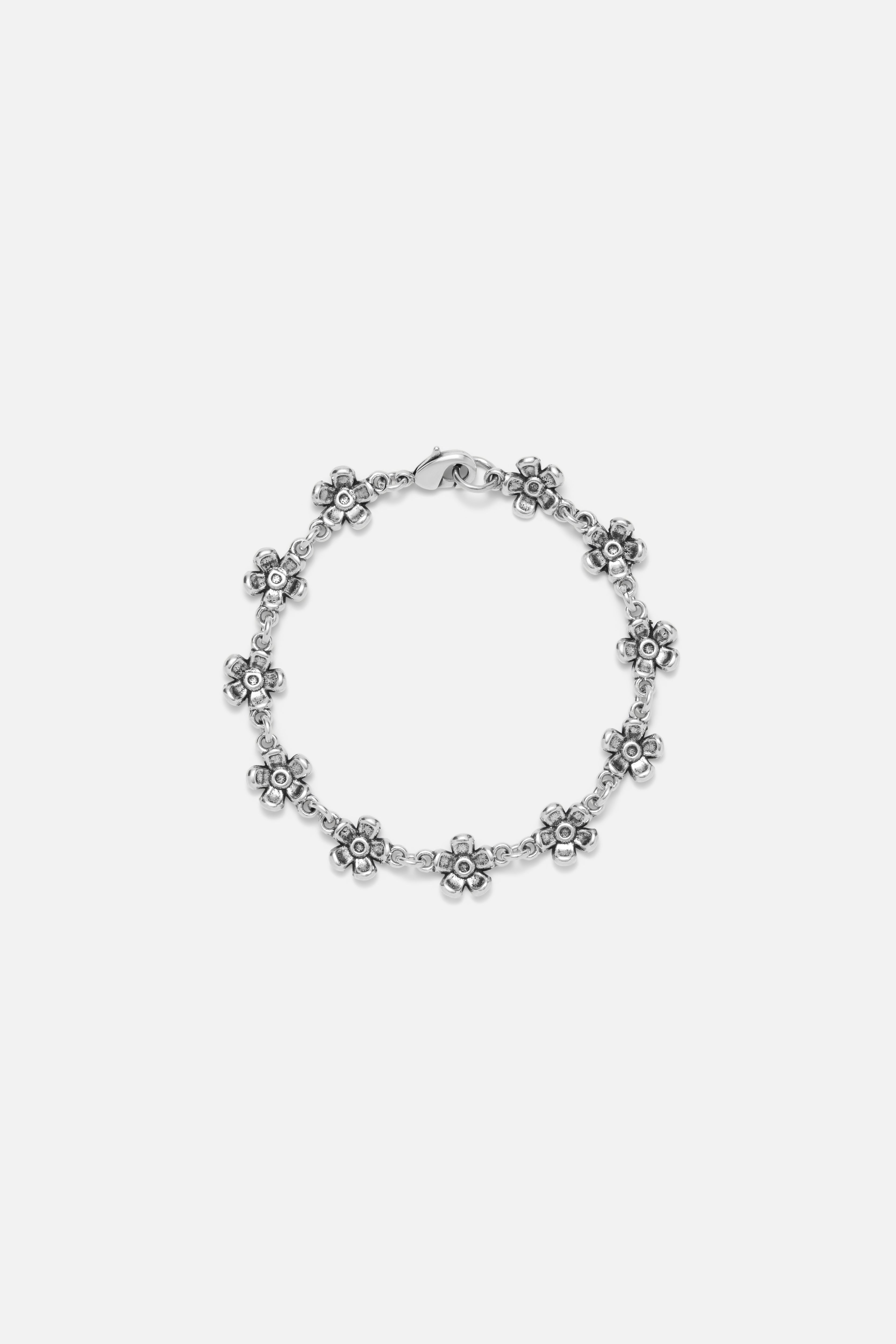 CAS DEIÀ SA FLOR BRACELET, handcrafted silver bracelet